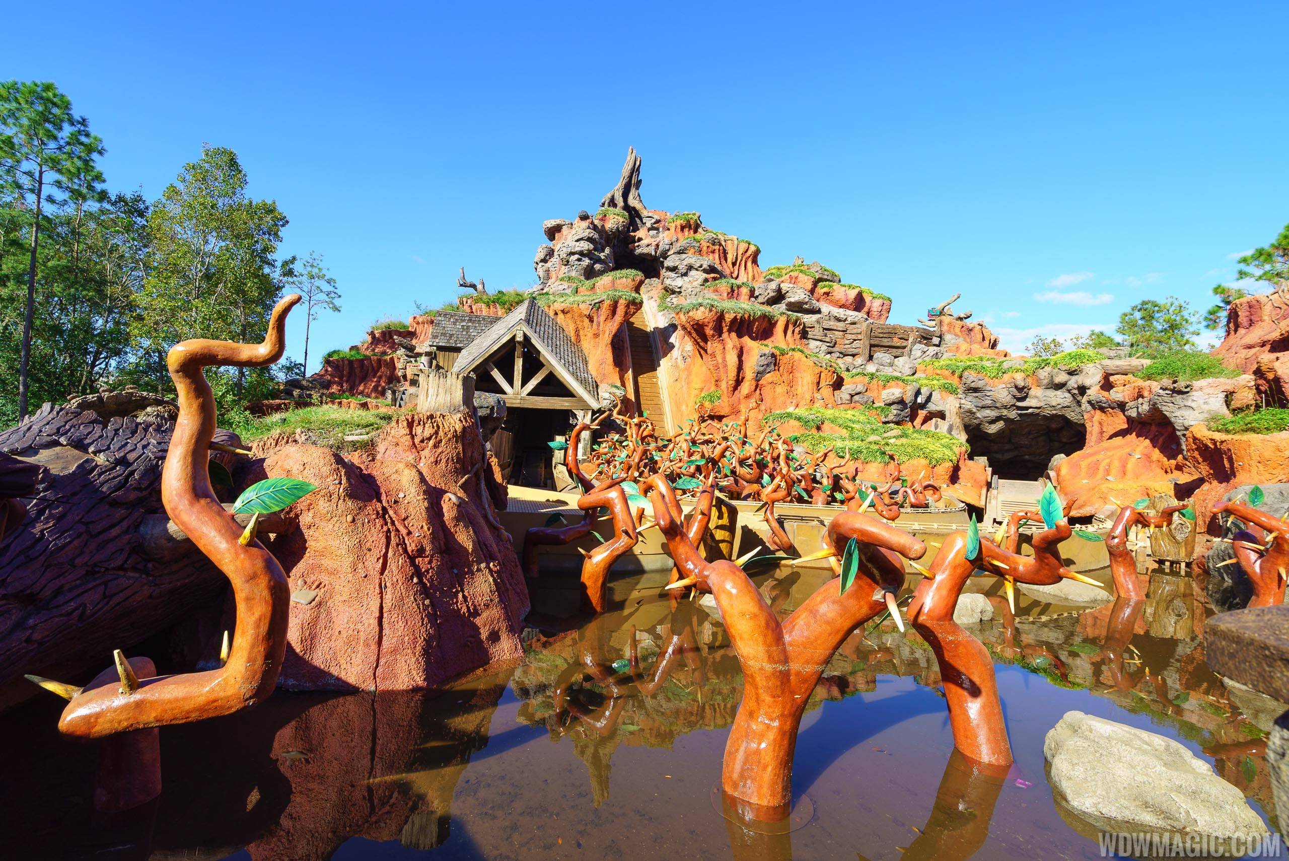 Splash Mountain closing for most of January 2018 for refurbishment