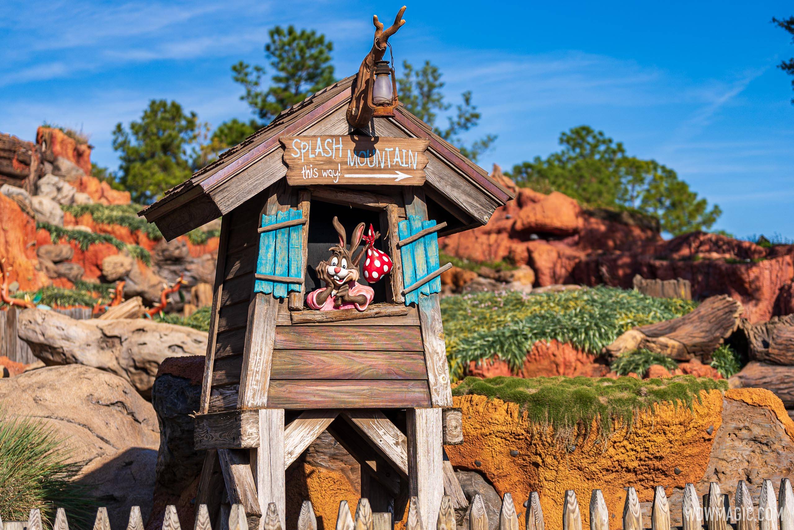 Last chance to ride Splash Mountain as the classic Magic Kingdom