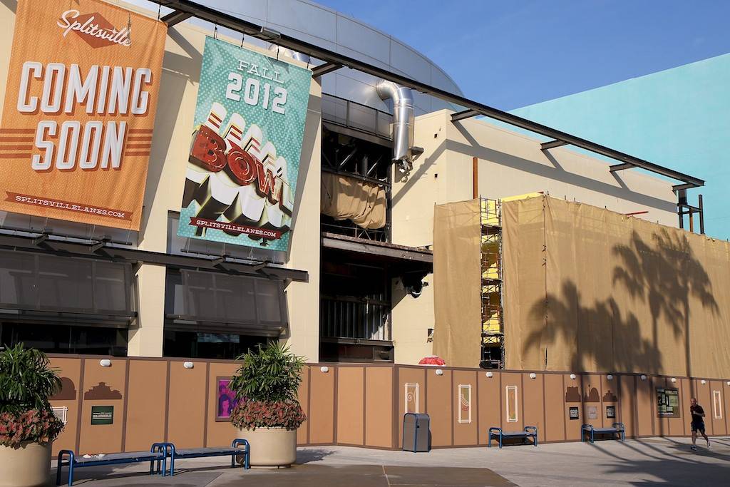 PHOTOS - Latest look at the Splitsville construction site in Downtown Disney