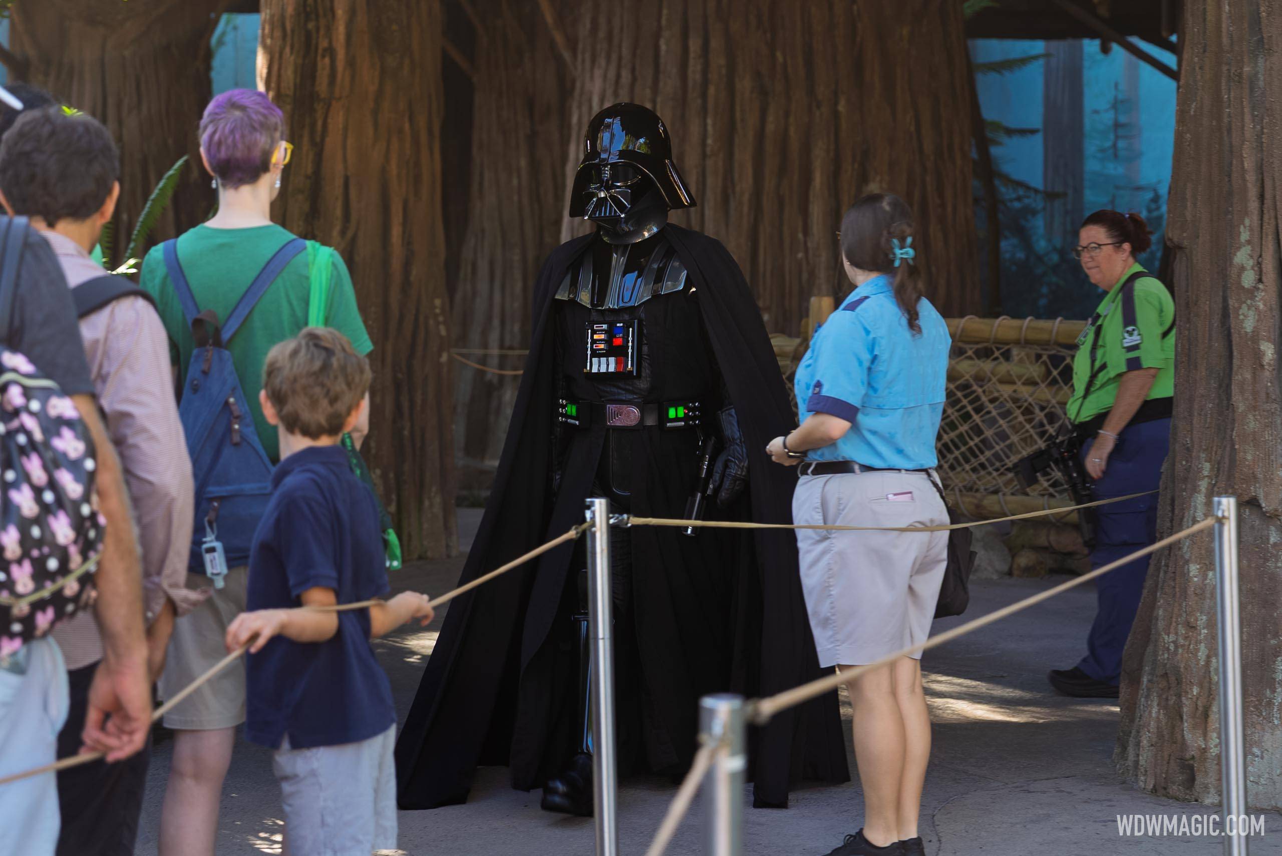 Darth Vadar Meet and Greet at Star Tours