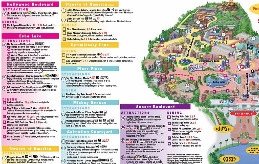 Star Tours removed from guide map