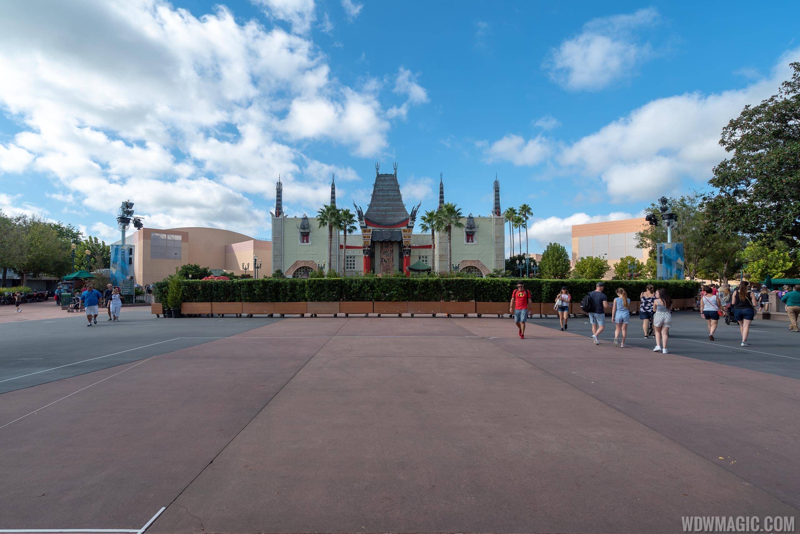 PHOTOS - Concrete work in Center Stage area at Disney's Hollywood Studios