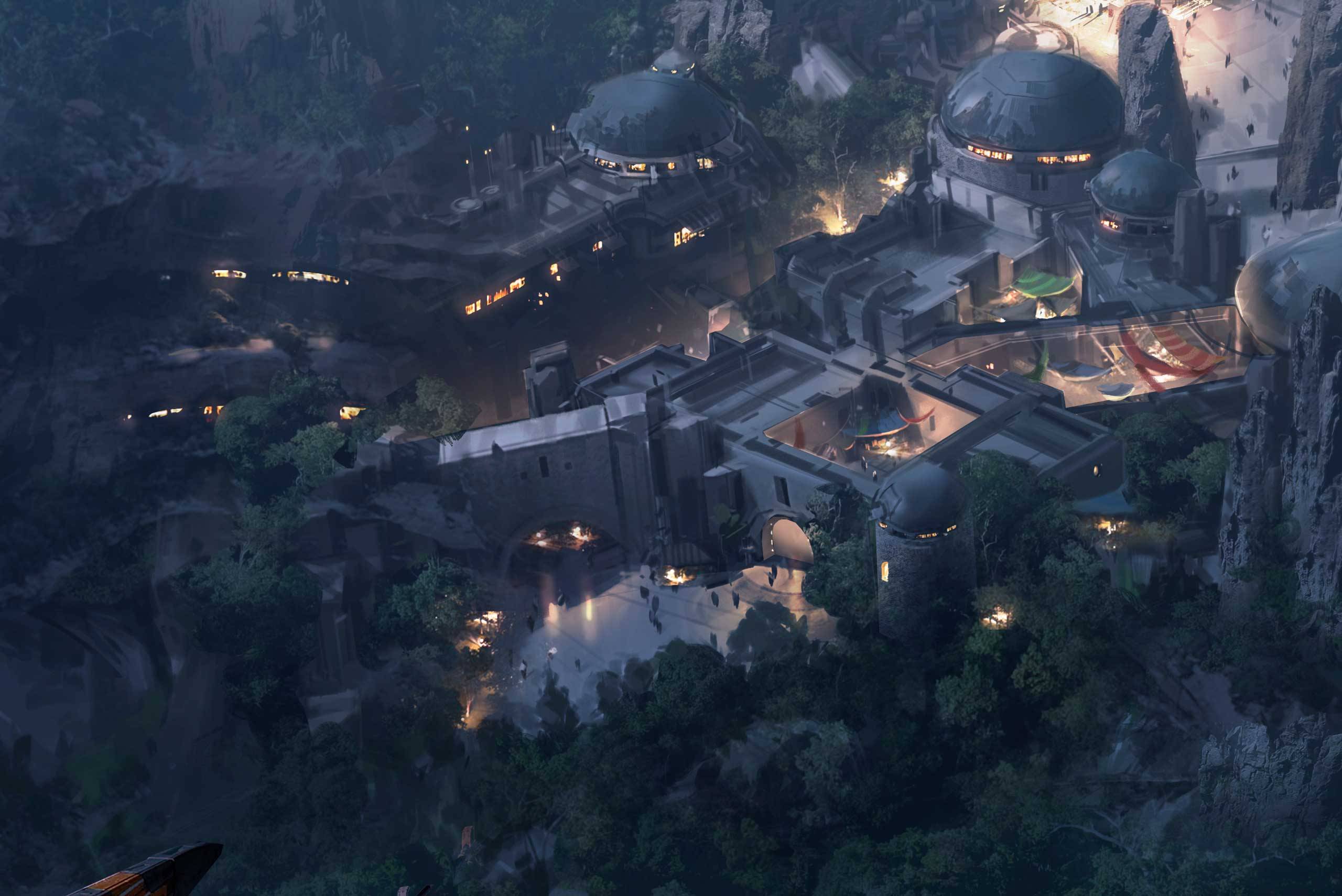 Star Wars Land at Disney's Hollywood Studios concept art
