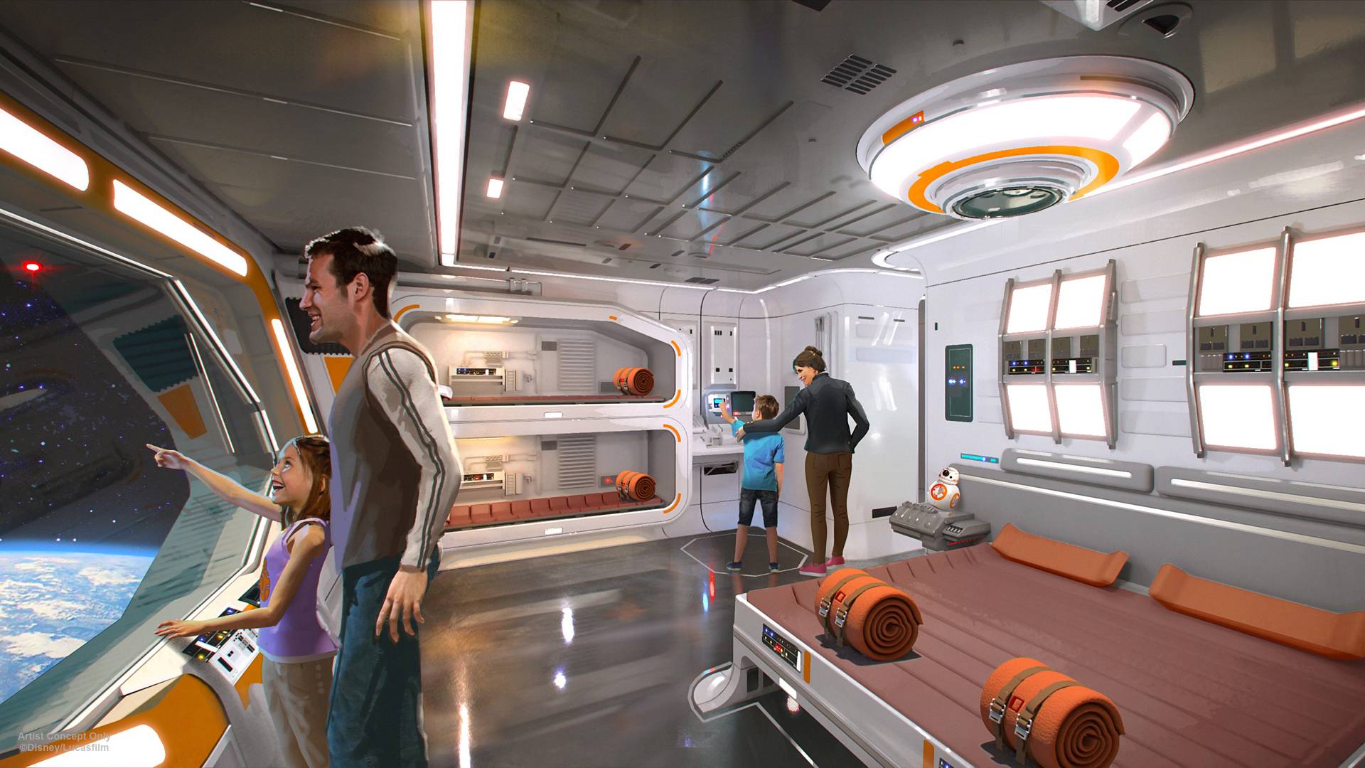 Disney 360 Star Wars Resort concept art