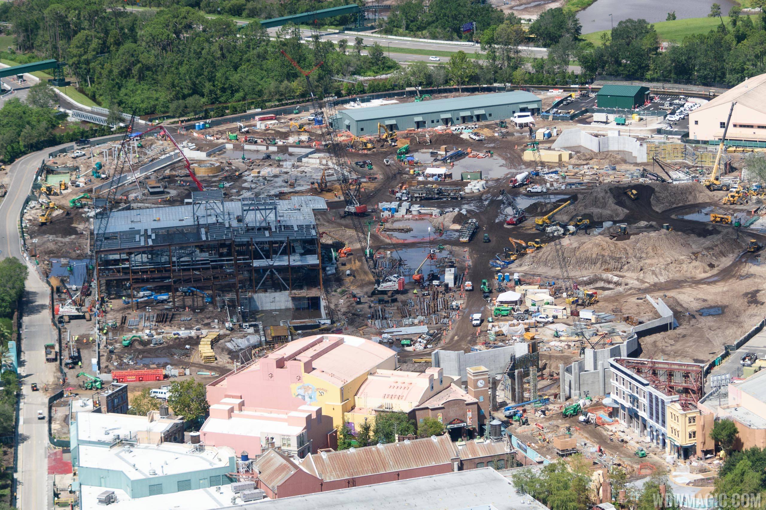 PHOTOS - Star Wars Galaxy's Edge construction from the air