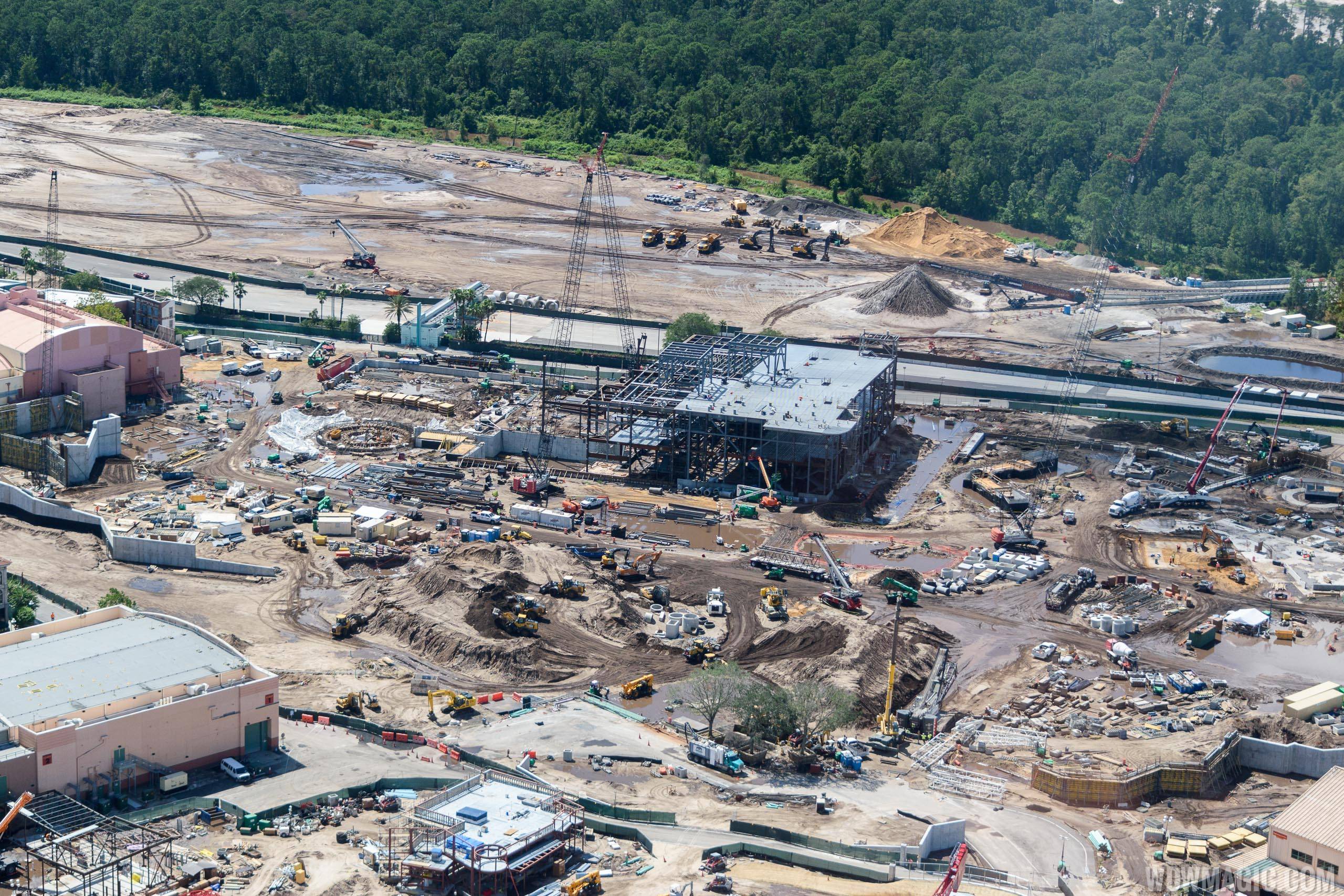 Star Wars Galaxy's Edge wide view from the air