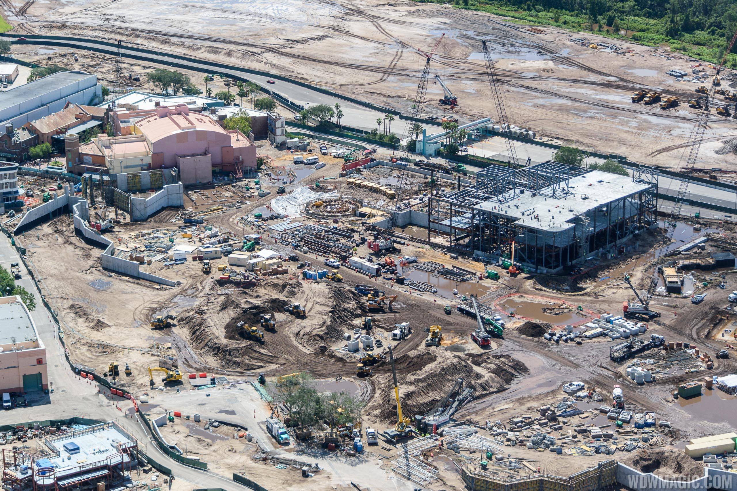 Star Wars Galaxy's Edge wide view from the air
