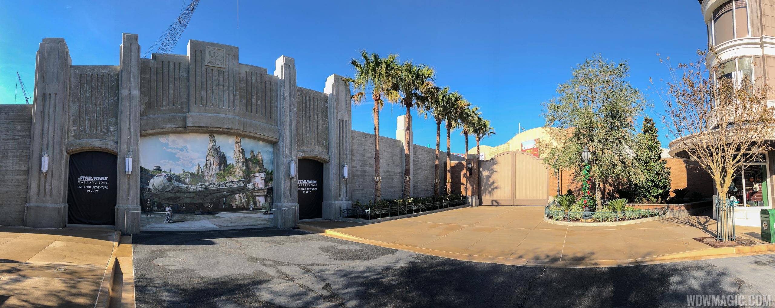 PHOTOS - All walls down at Grand Avenue reveal the entrances to Star Wars Galaxy's Edge