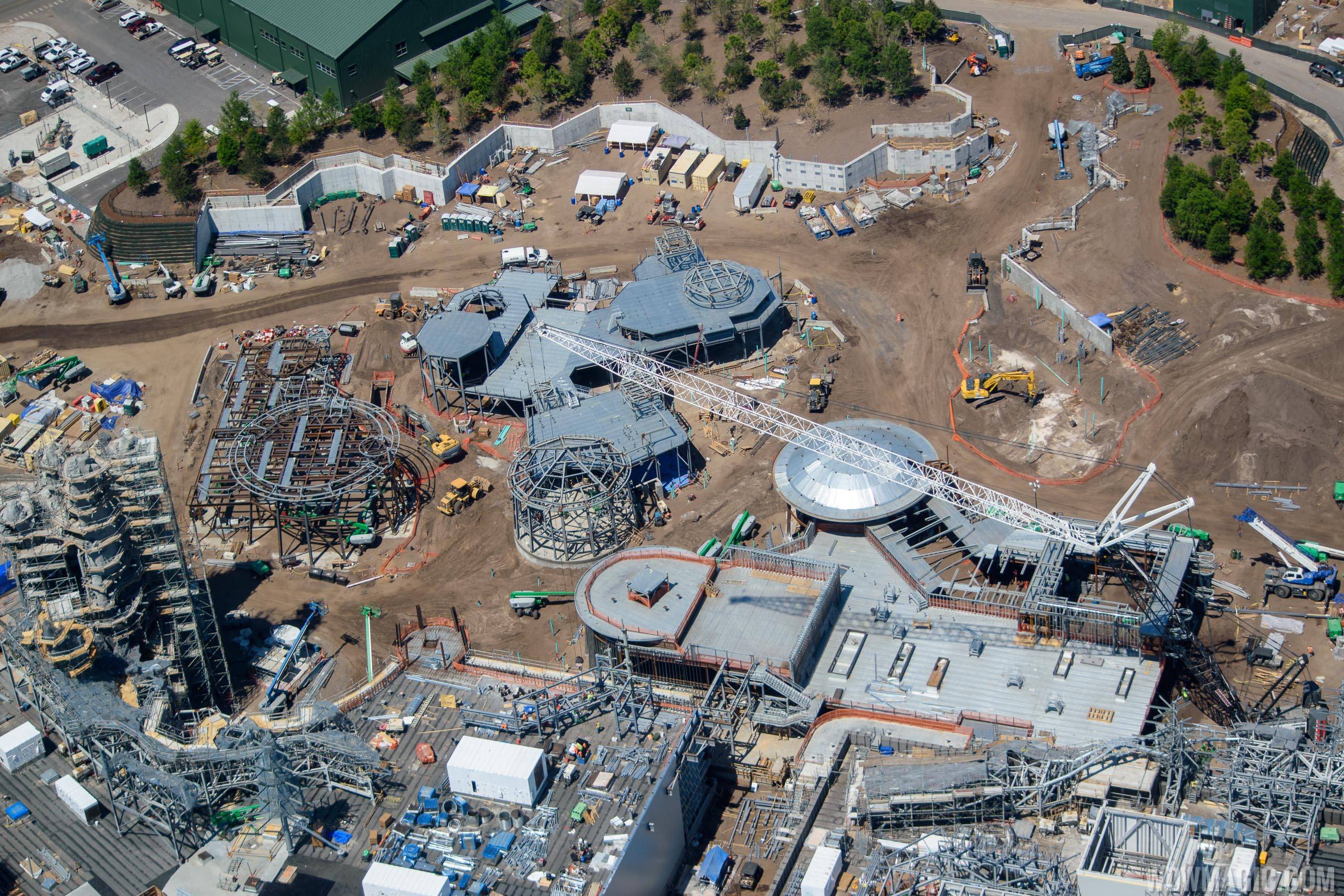Star Wars Galaxy's Edge aerial pictures - March 2018
