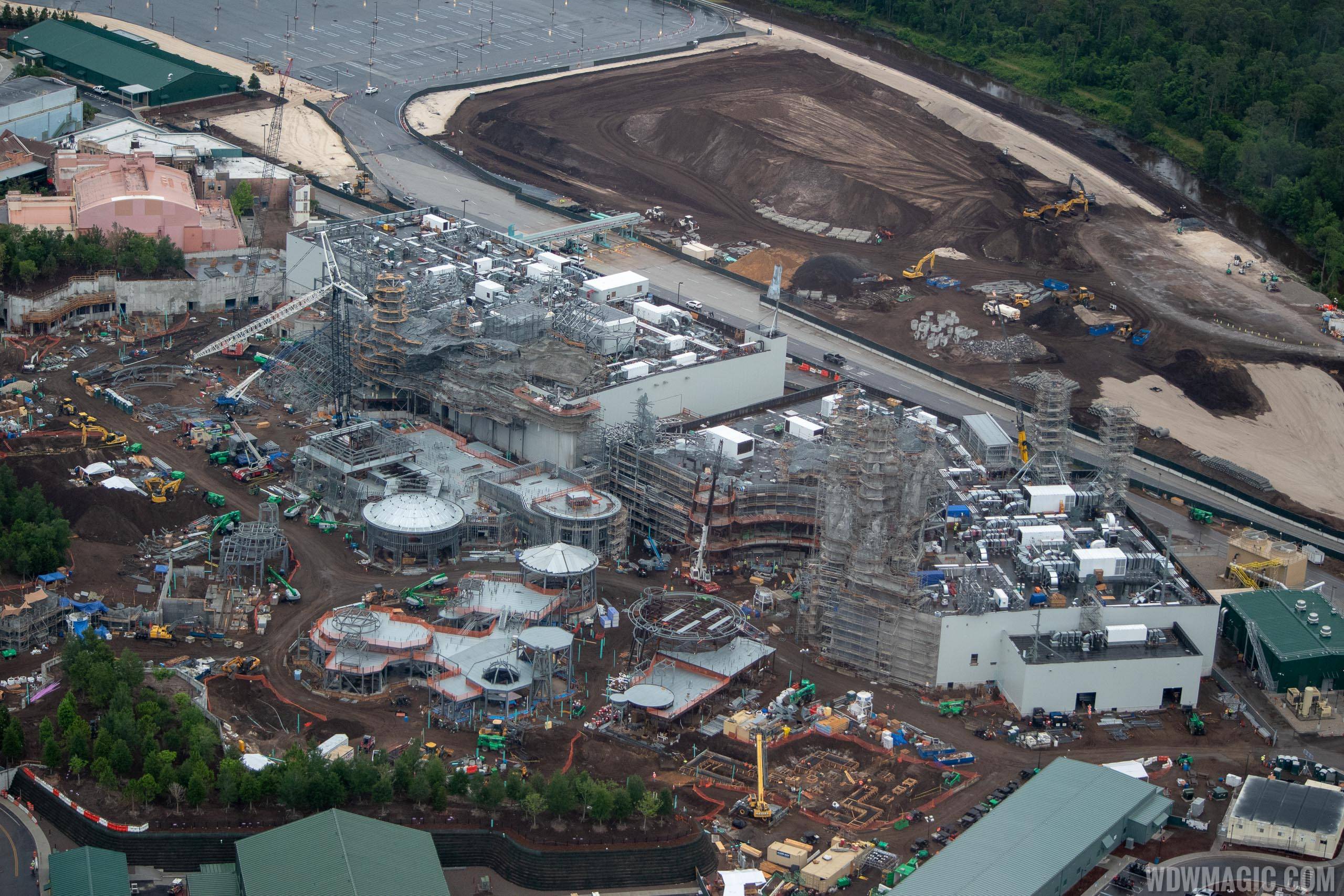 Star Wars Galaxy's Edge aerial pictures - May 2018