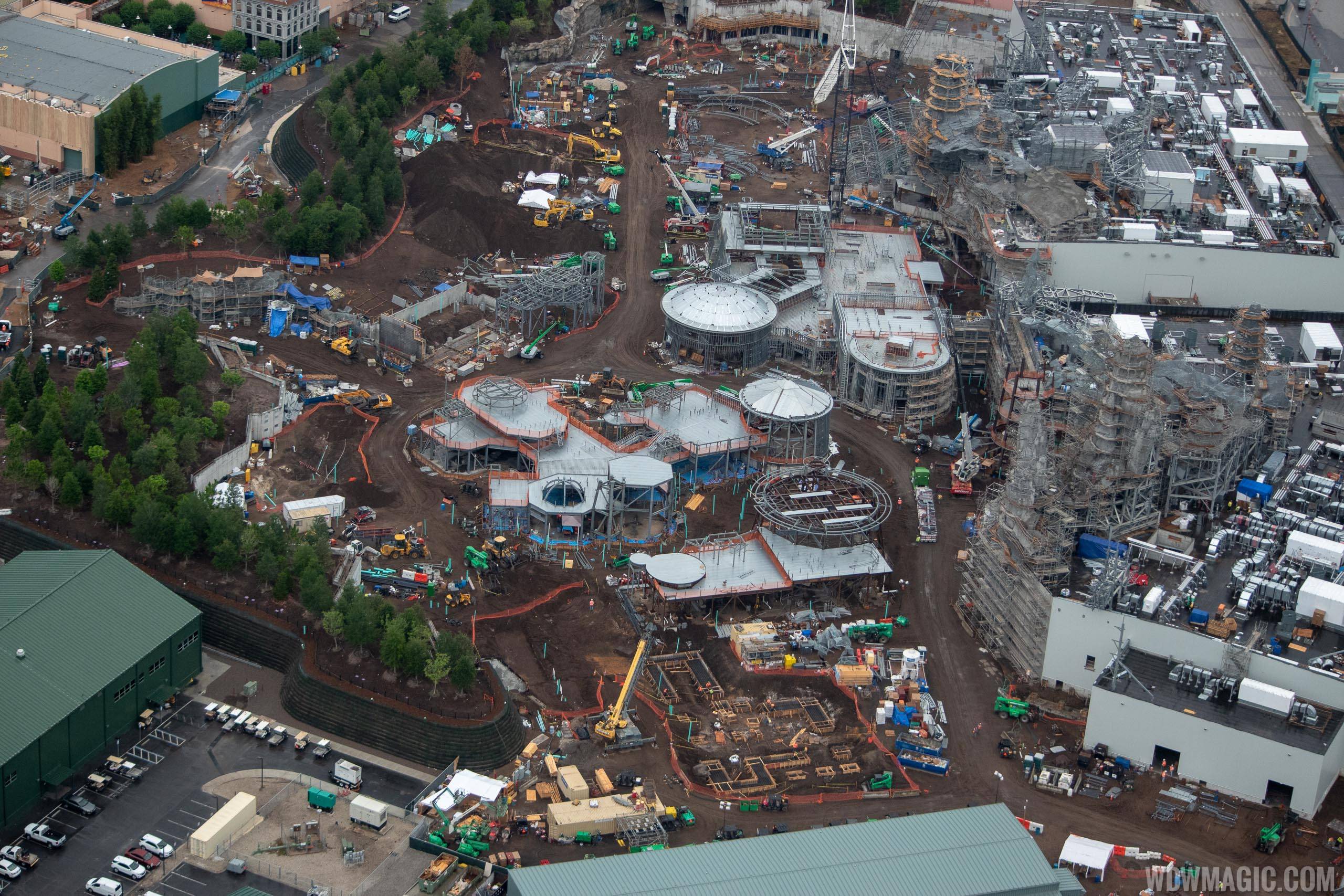 Star Wars Galaxy's Edge aerial pictures - May 2018