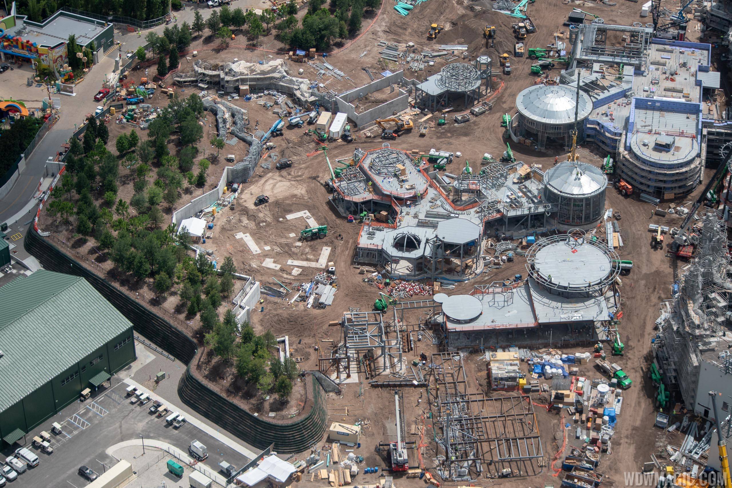 Star Wars Galaxy's Edge aerial pictures - June 2018