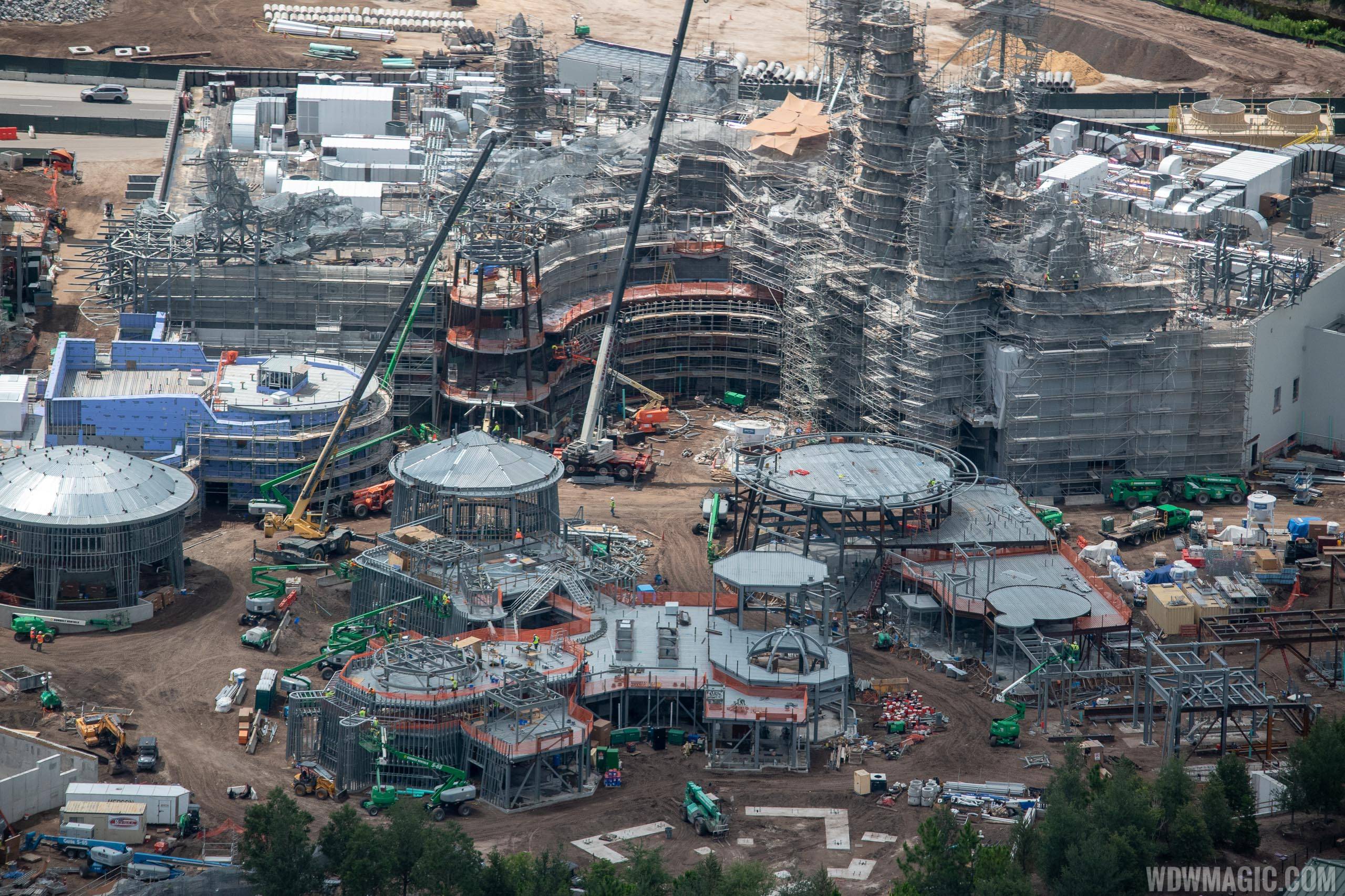 Star Wars Galaxy's Edge aerial pictures - June 2018