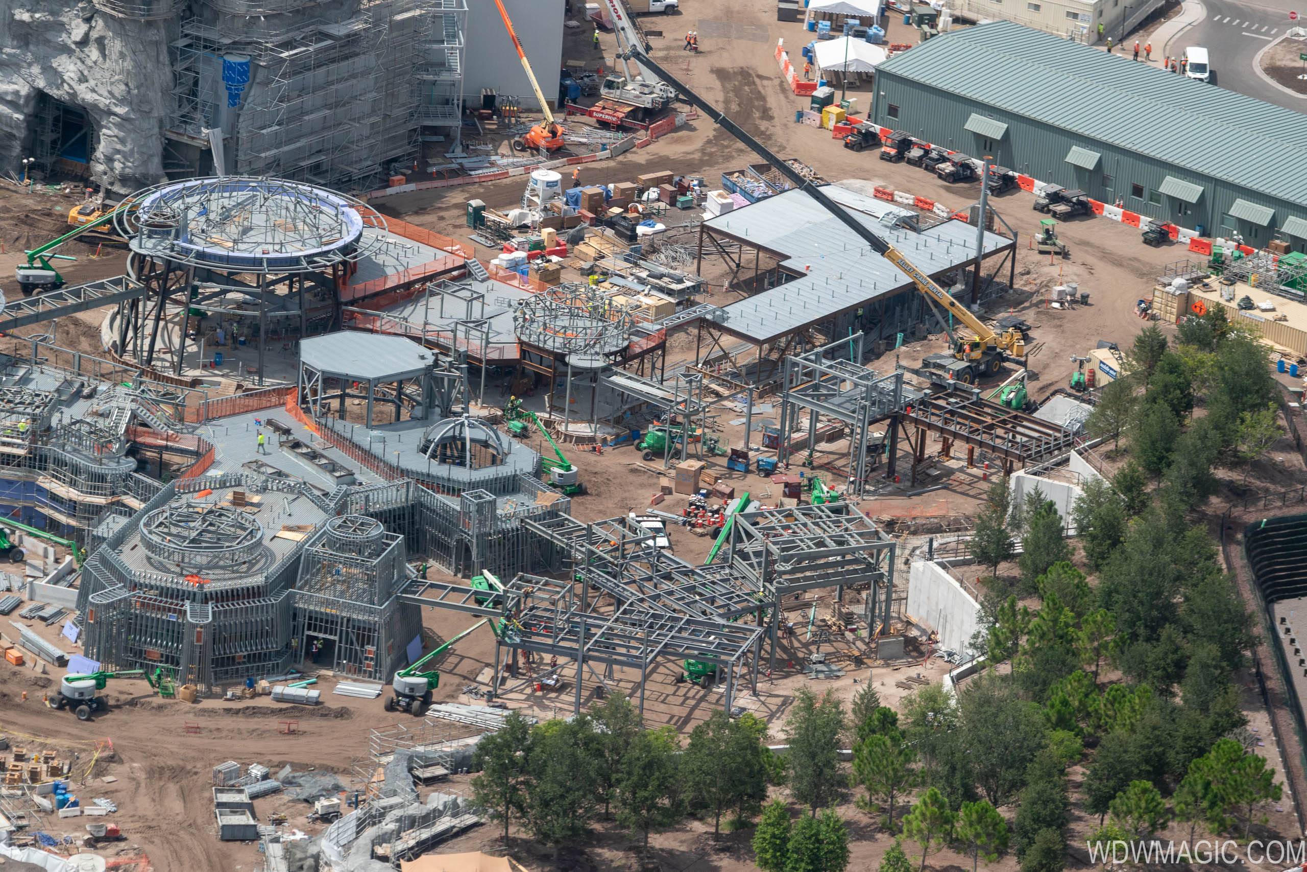 Star Wars Galaxy's Edge aerial pictures - July 2018