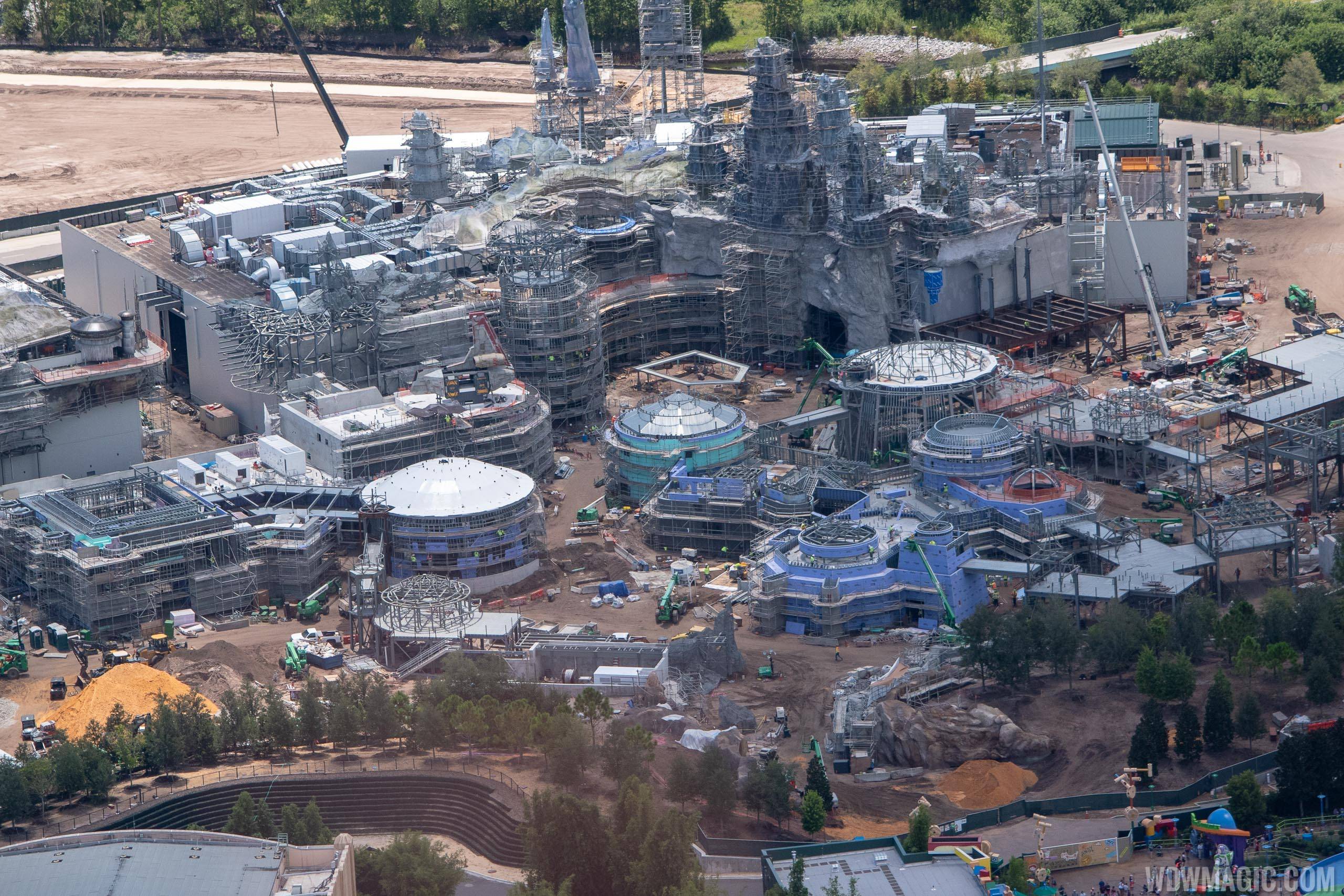 Star Wars Galaxy's Edge aerial pictures - August 2018