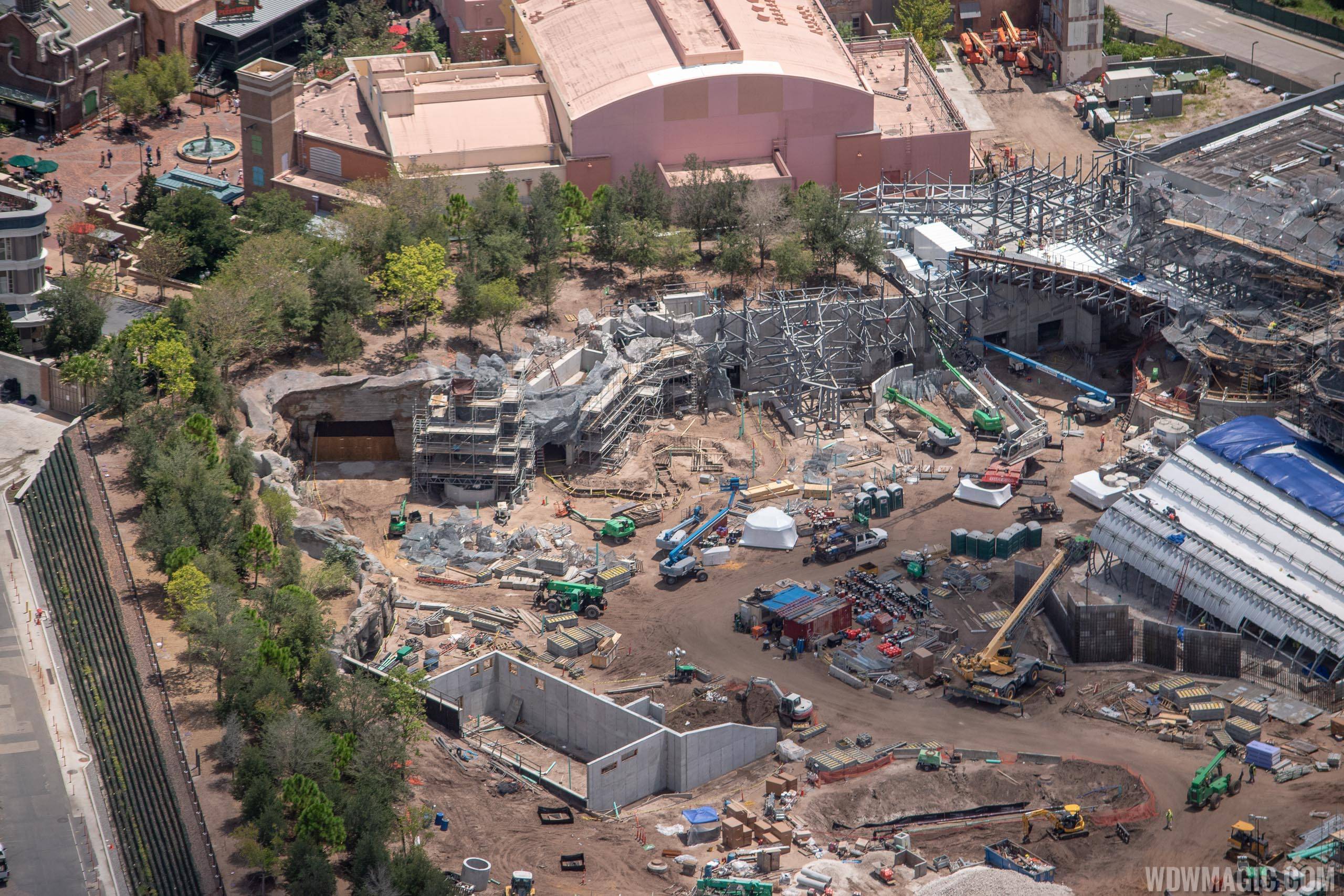 Star Wars Galaxy's Edge aerial pictures - August 2018