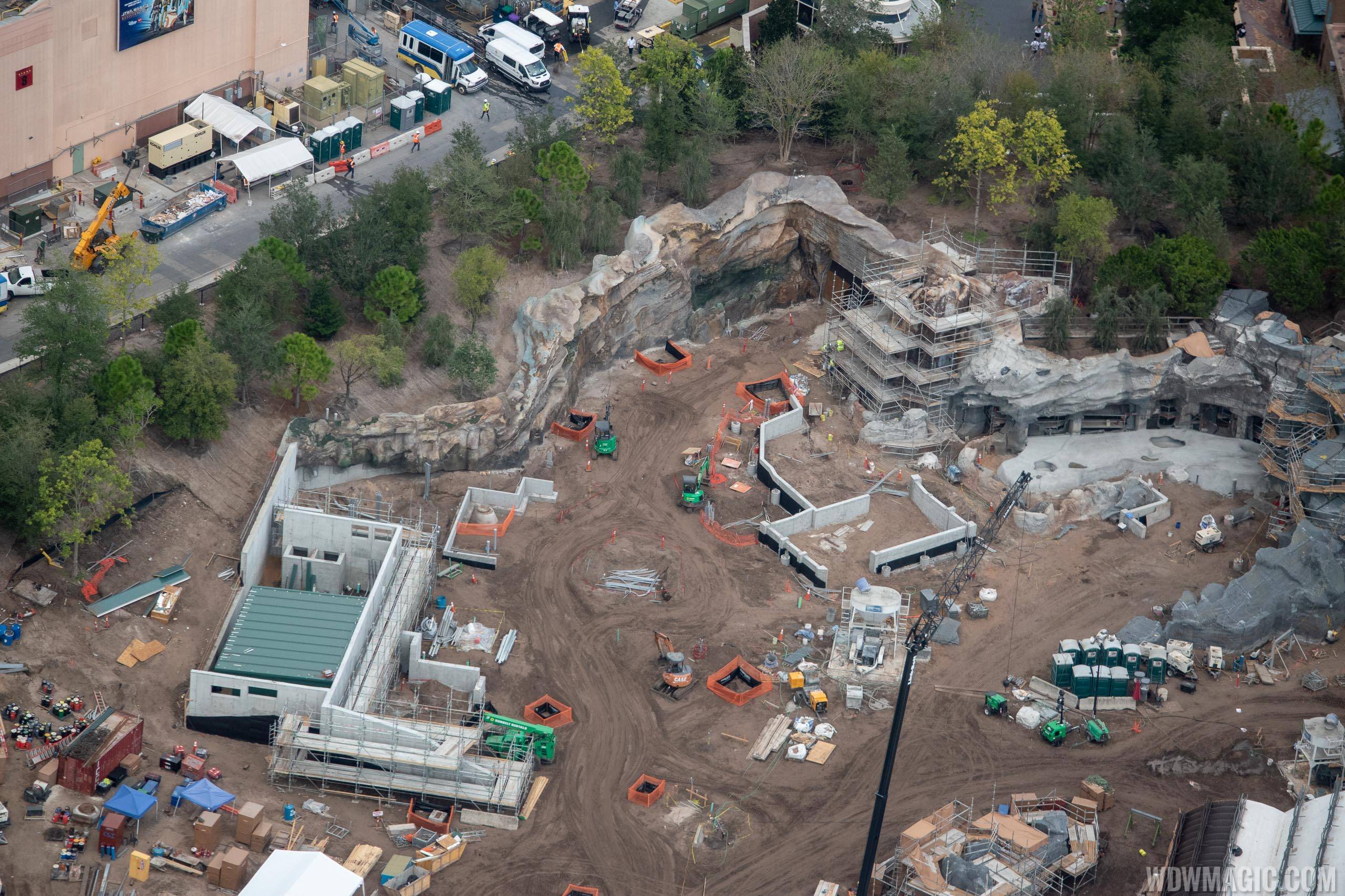 Star Wars Galaxy's Edge aerial pictures - November 2018