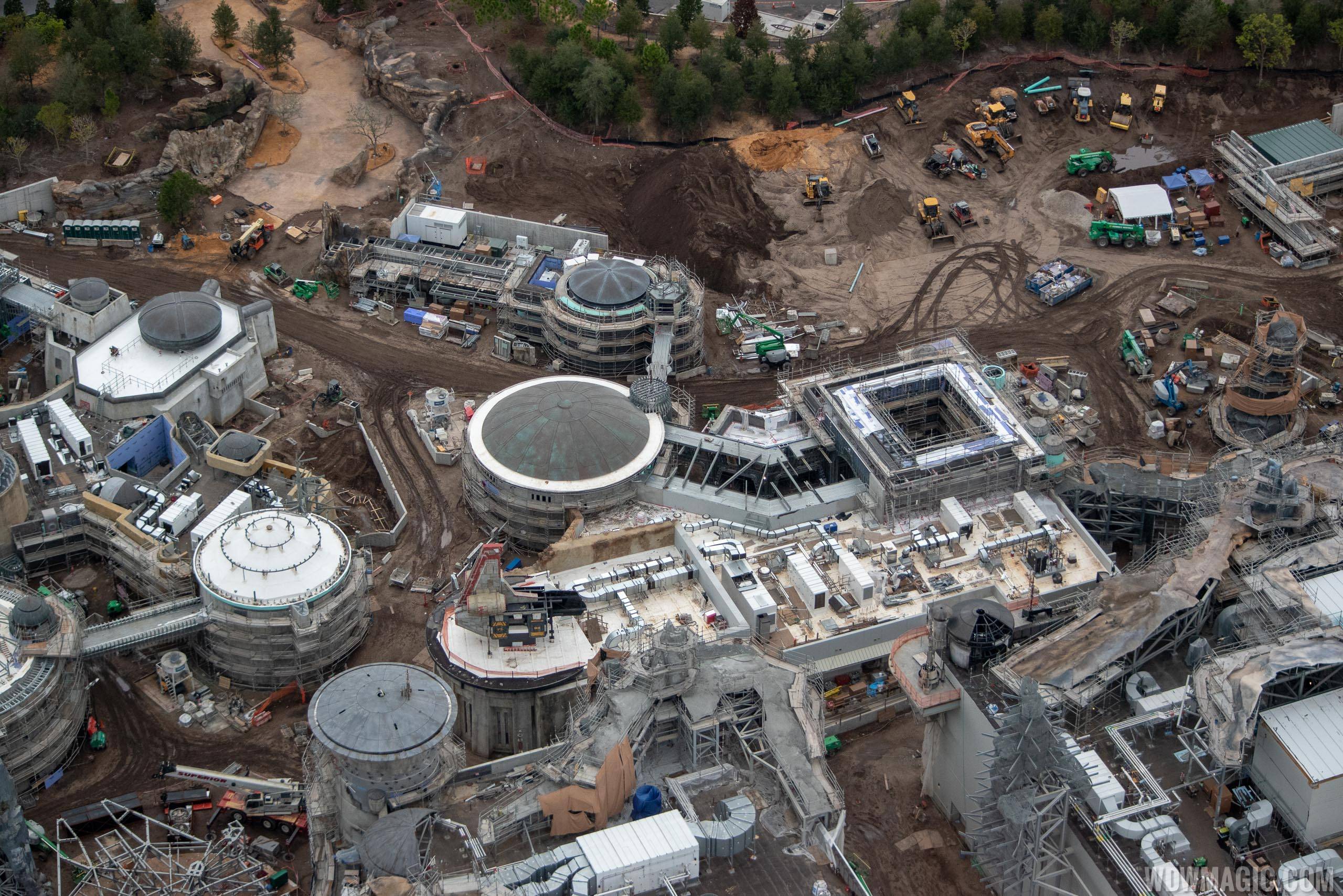 Star Wars Galaxy's Edge aerial pictures - December 2018