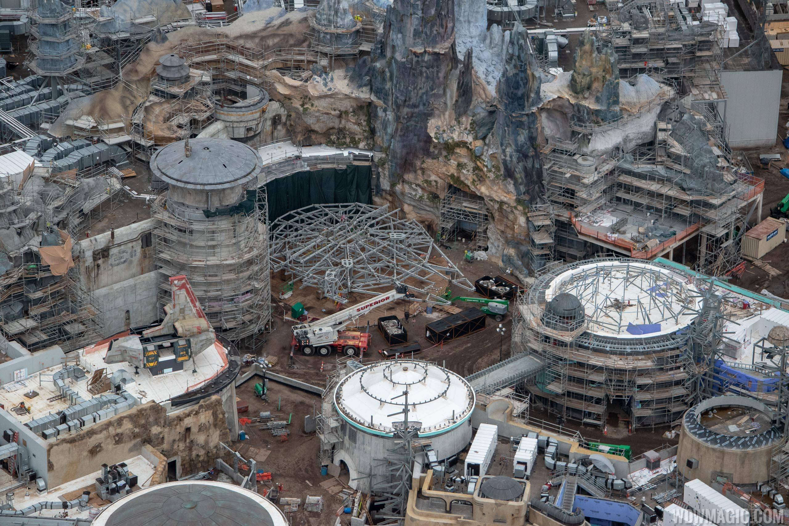 PHOTOS - Aerial views of Star Wars Galaxy's Edge at Disney's Hollywood Studios including the Millennium Falcon