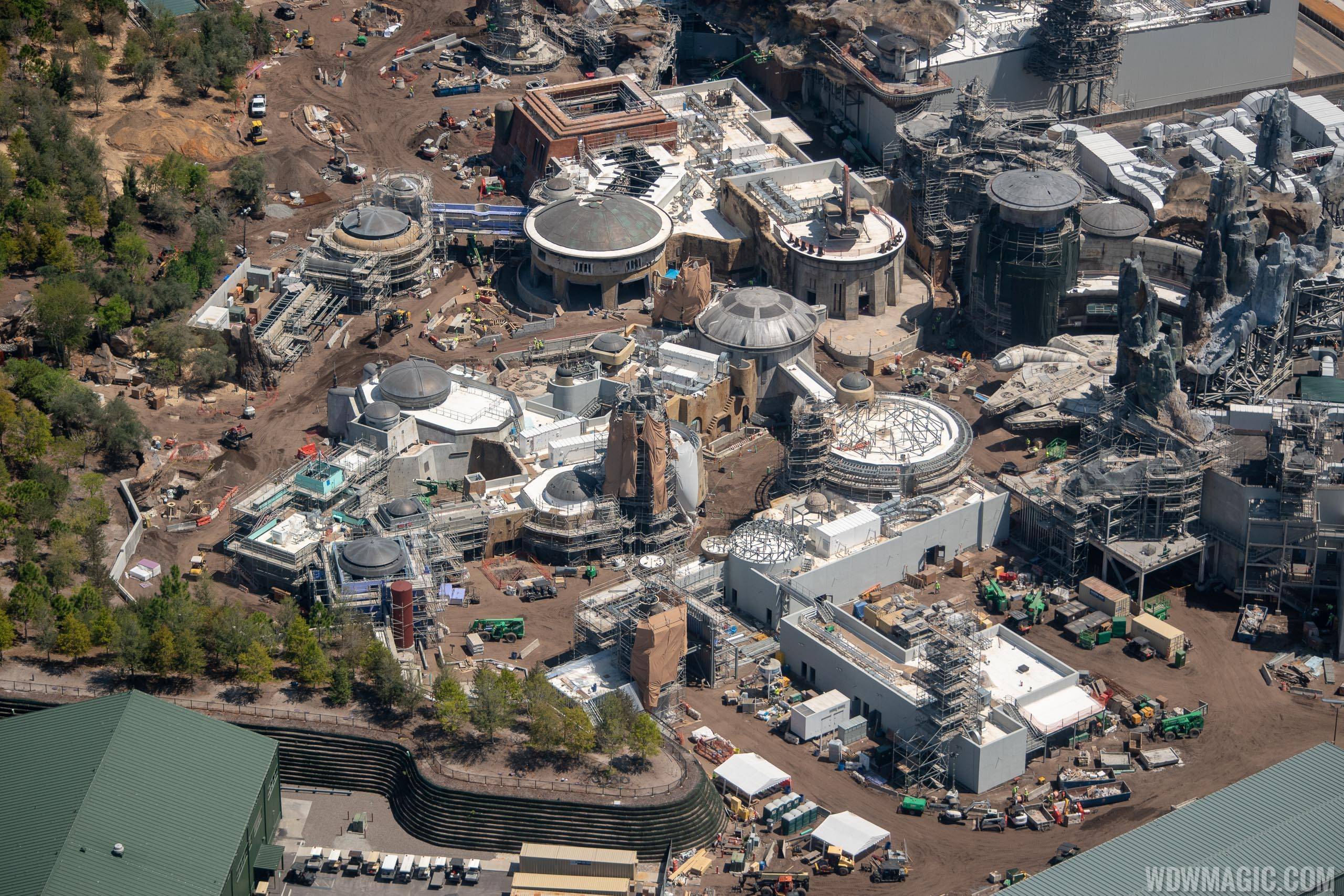 Star Wars Galaxy's Edge aerial pictures - March 2019