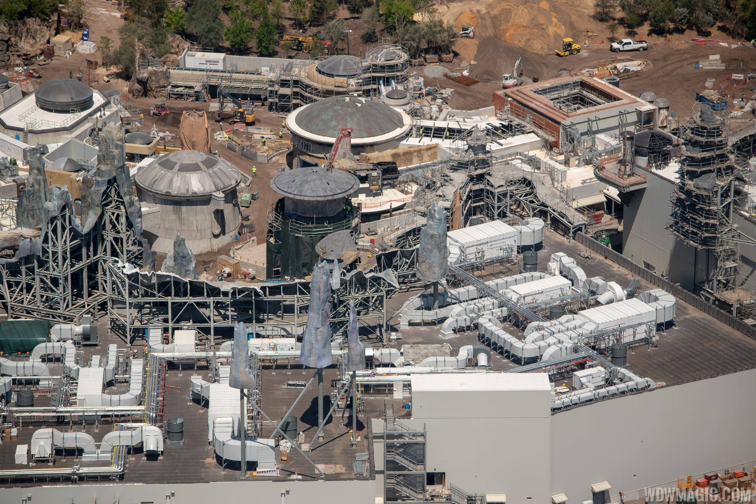 Star Wars Galaxy's Edge aerial pictures - March 2019