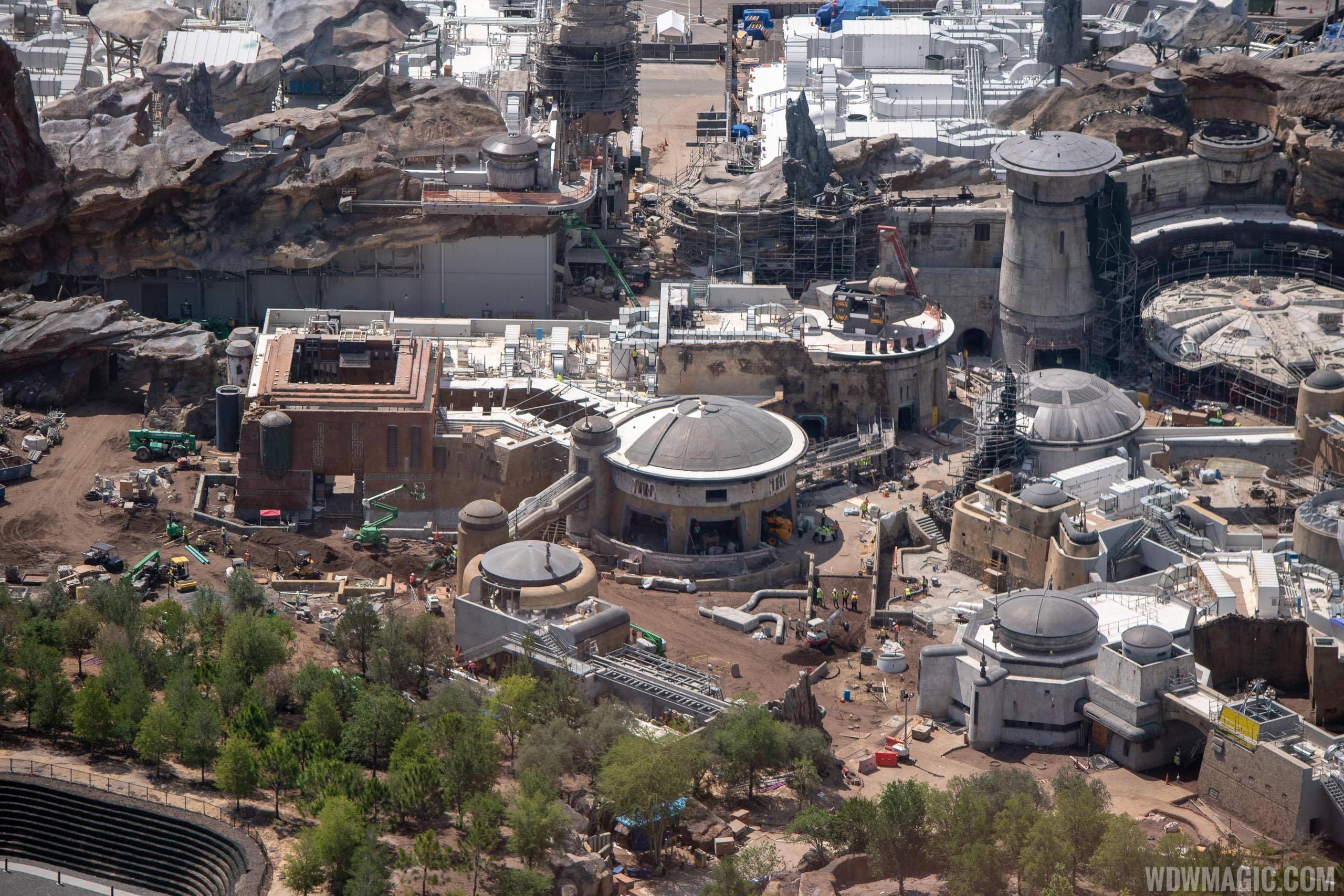 Star Wars Galaxy's Edge aerial pictures - May 2019