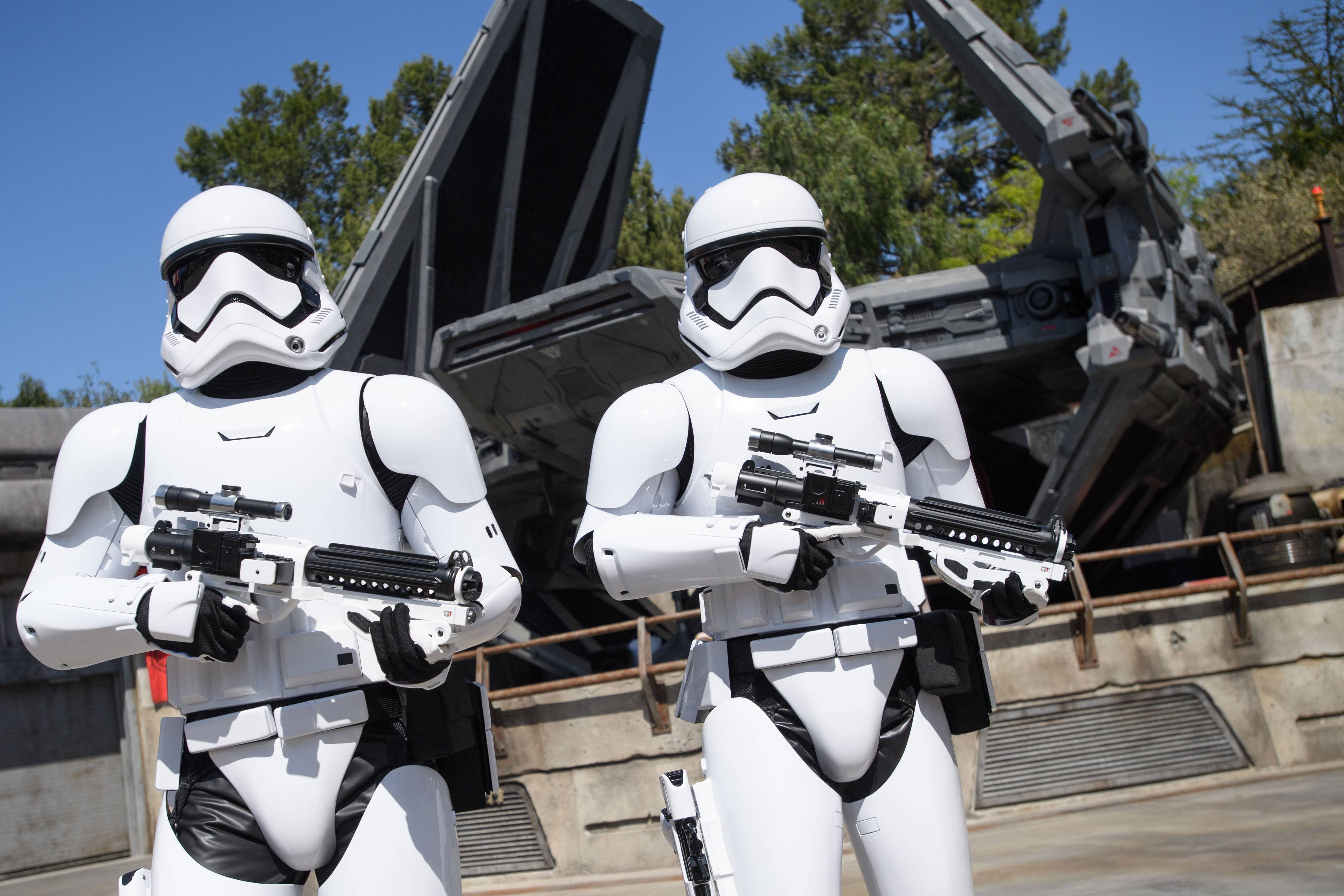 Stormtroopers in Star Wars Galaxy's Edge