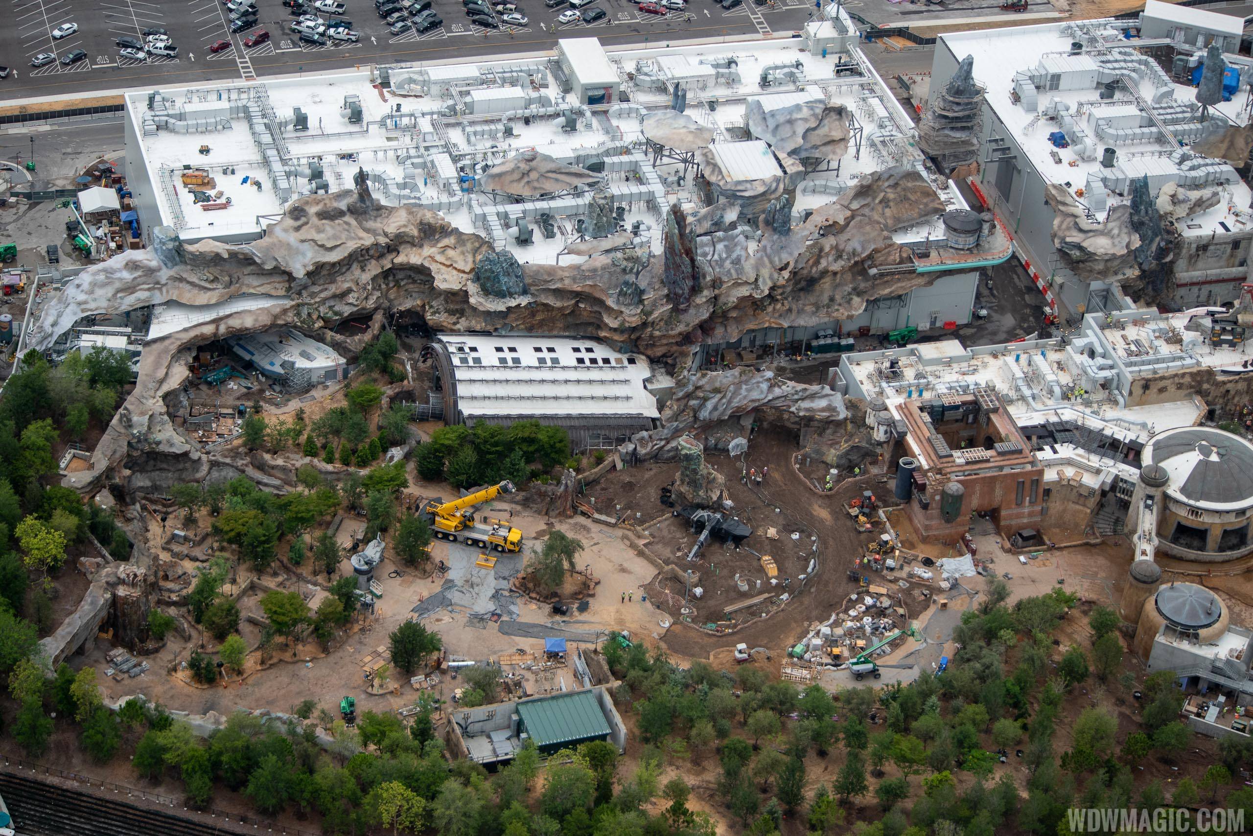 Star Wars Galaxy's Edge aerial pictures - June 2019