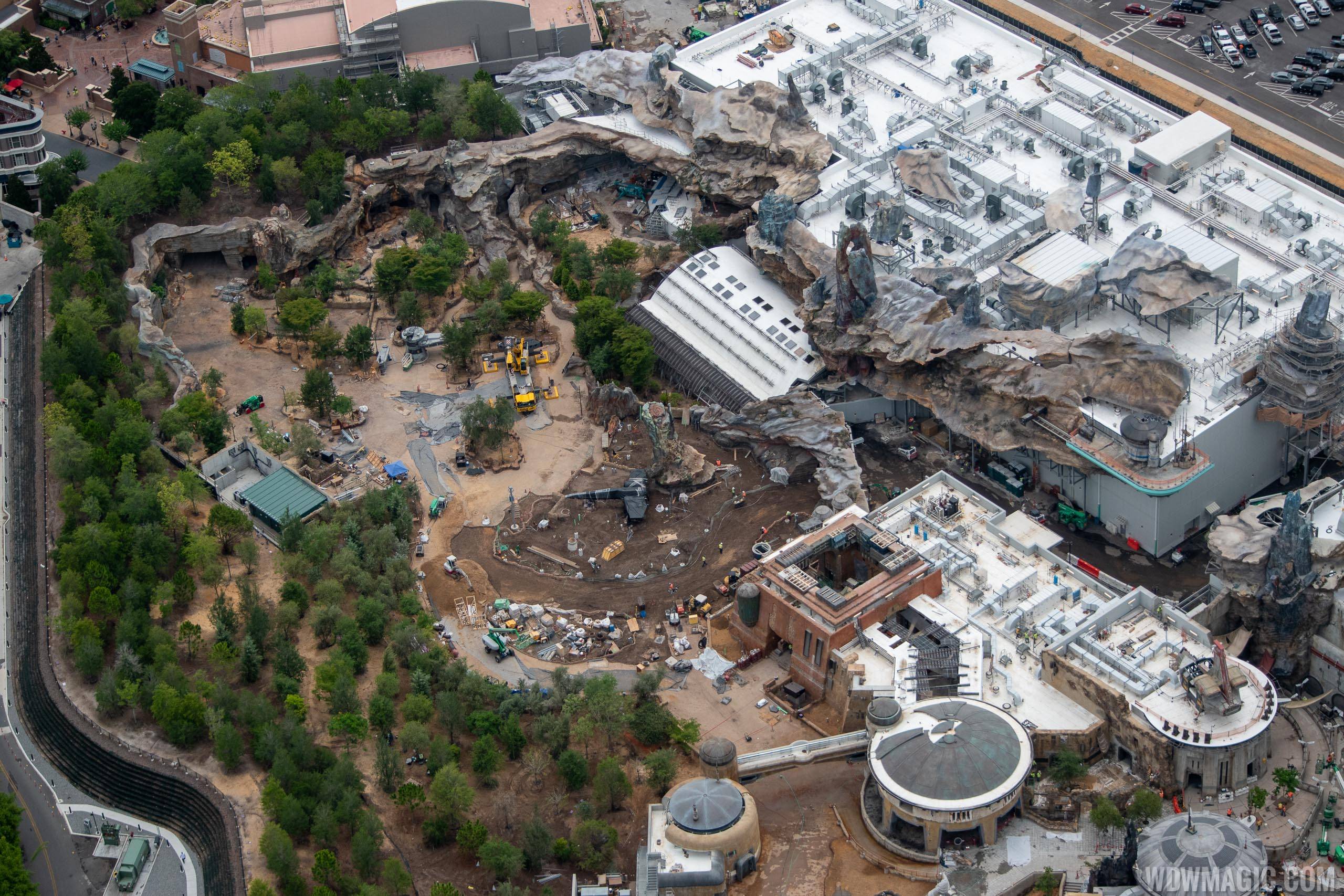 Star Wars Galaxy's Edge aerial pictures - June 2019
