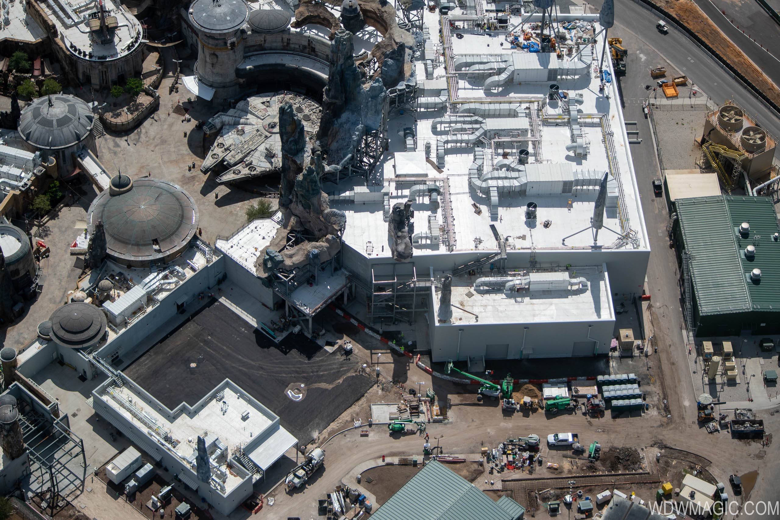 Star Wars Galaxy's Edge aerial pictures - July 2019
