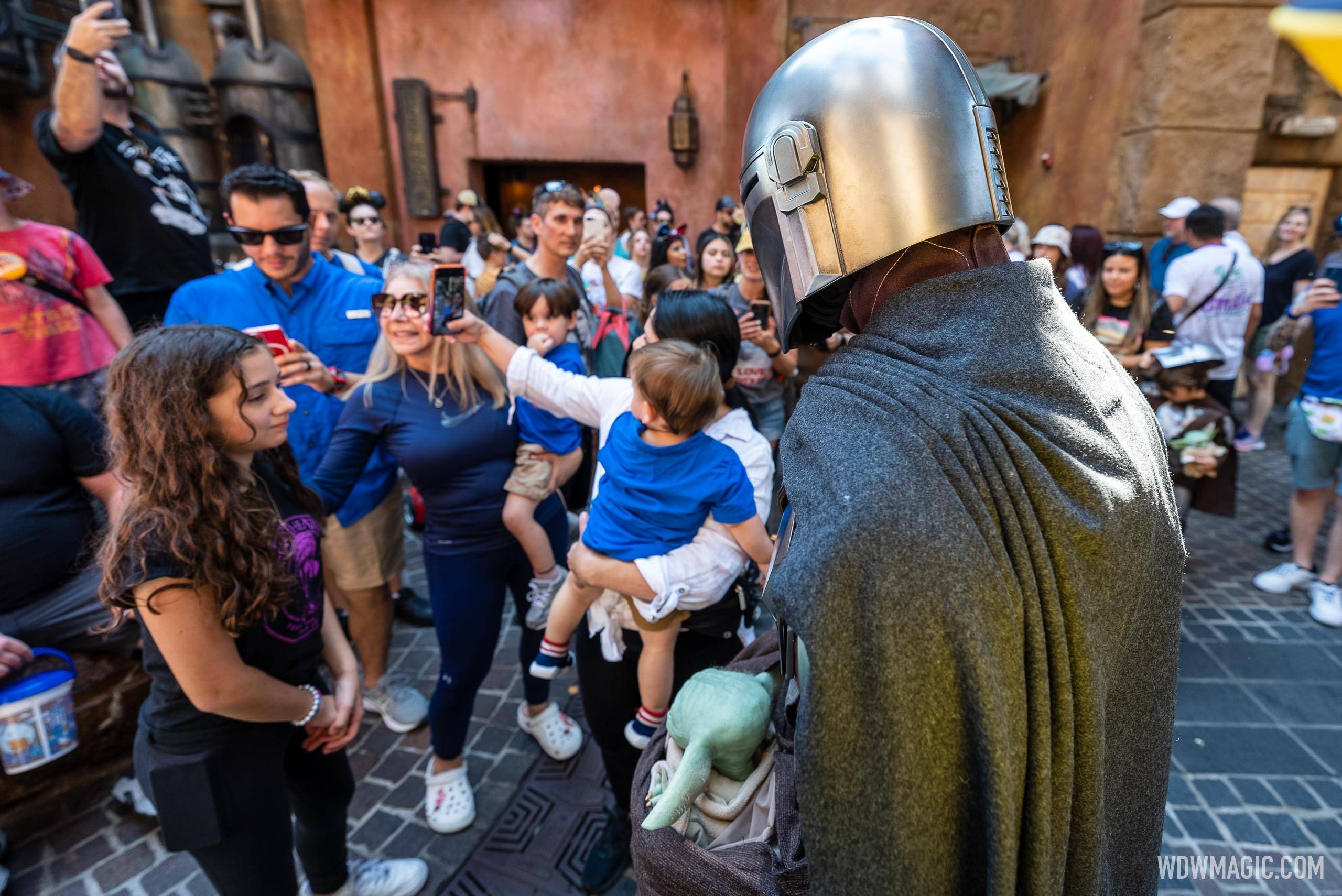 The Mandalorian and Grogu meet and greet at Disney's Hollywood Studios
