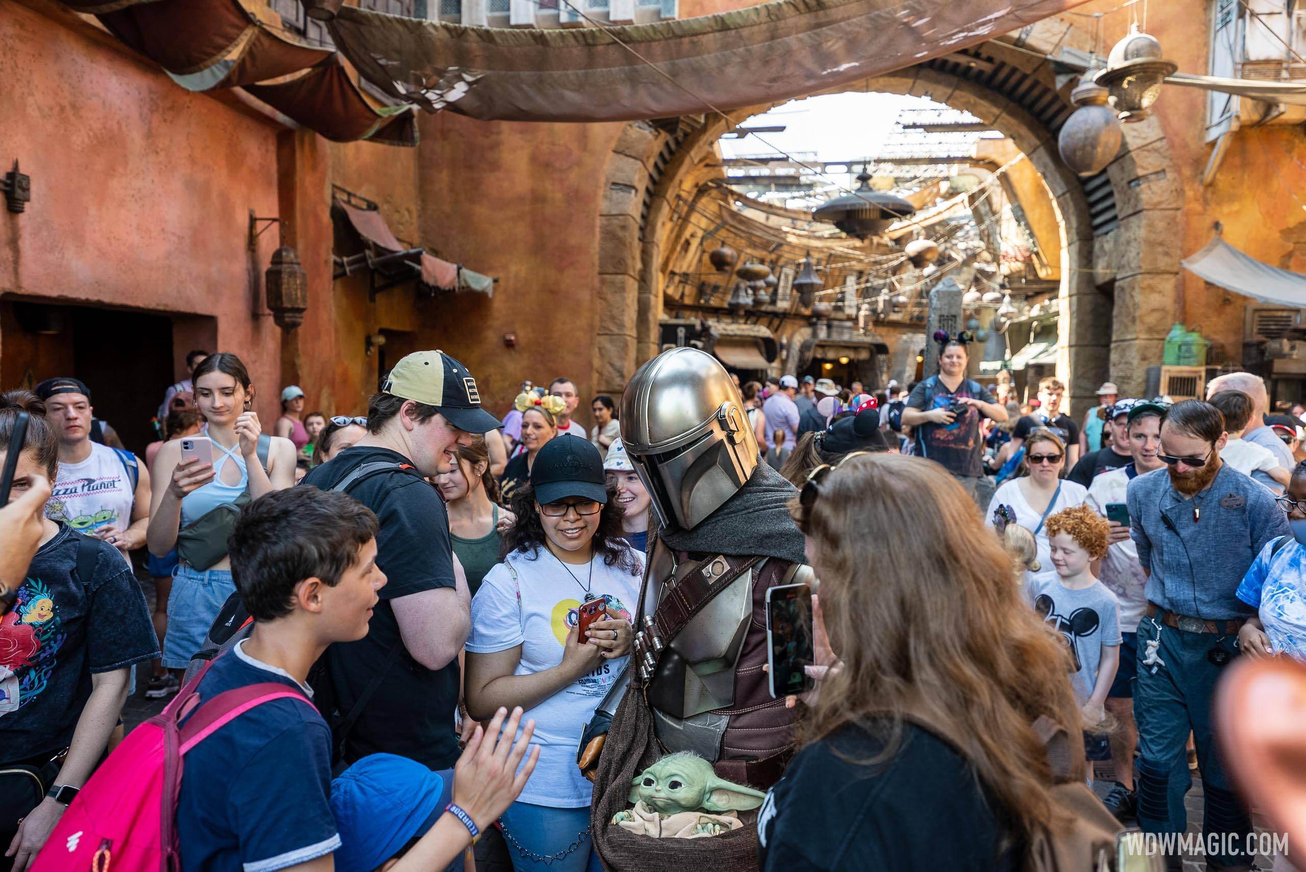 The Mandalorian and Grogu meet and greet at Disney's Hollywood Studios