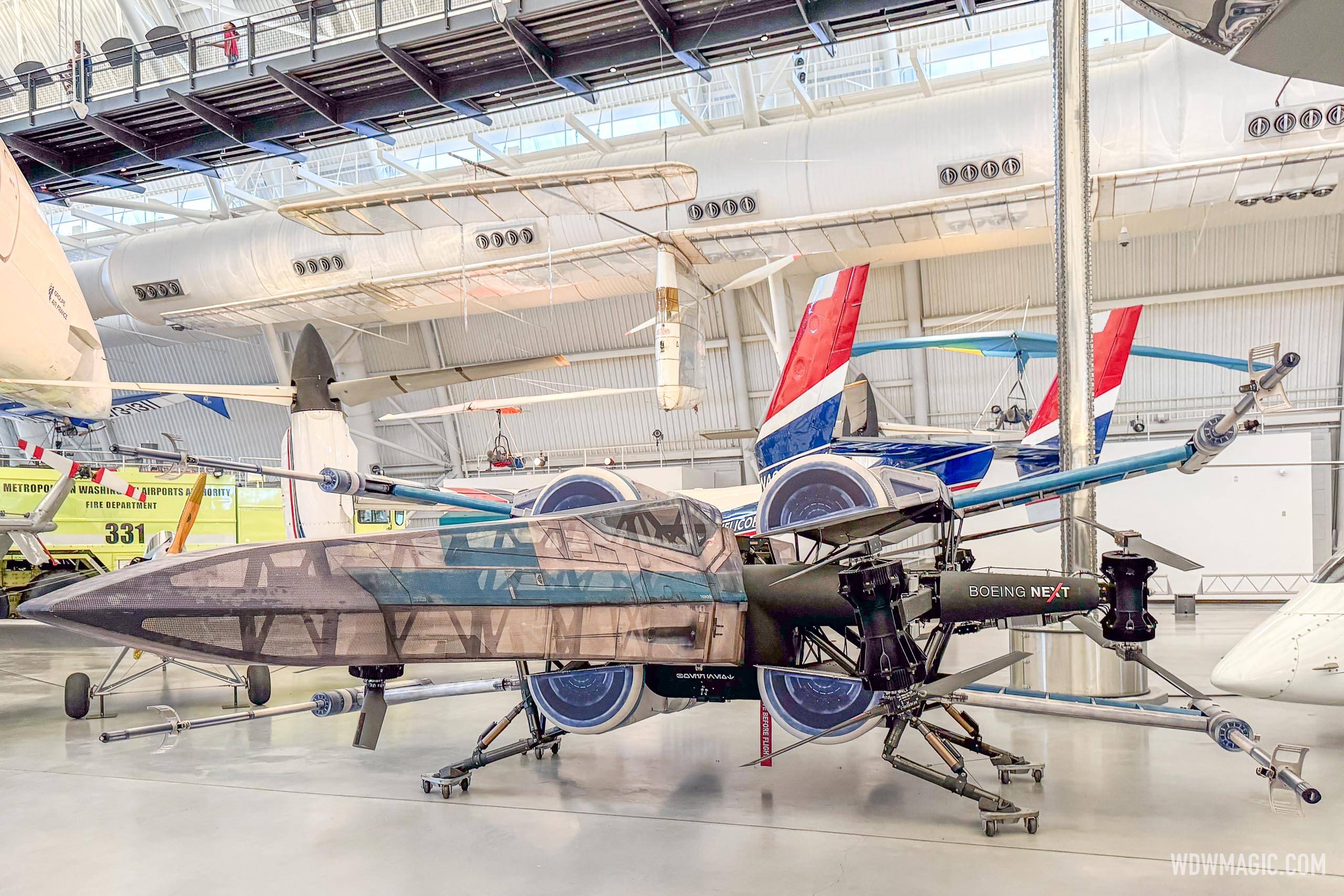 Disney's X-Wing Drone on display at National Air and Space Museum