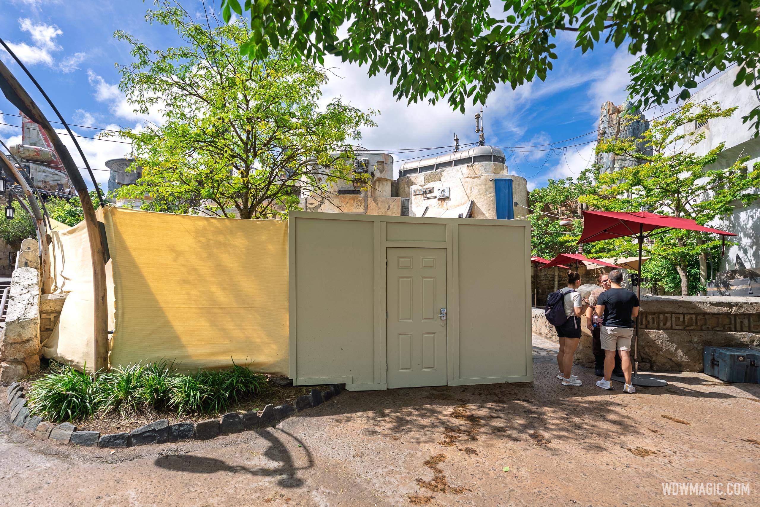 Construction Walls Near Savi’s Workshop in Star Wars: Galaxy’s Edge - September 2025