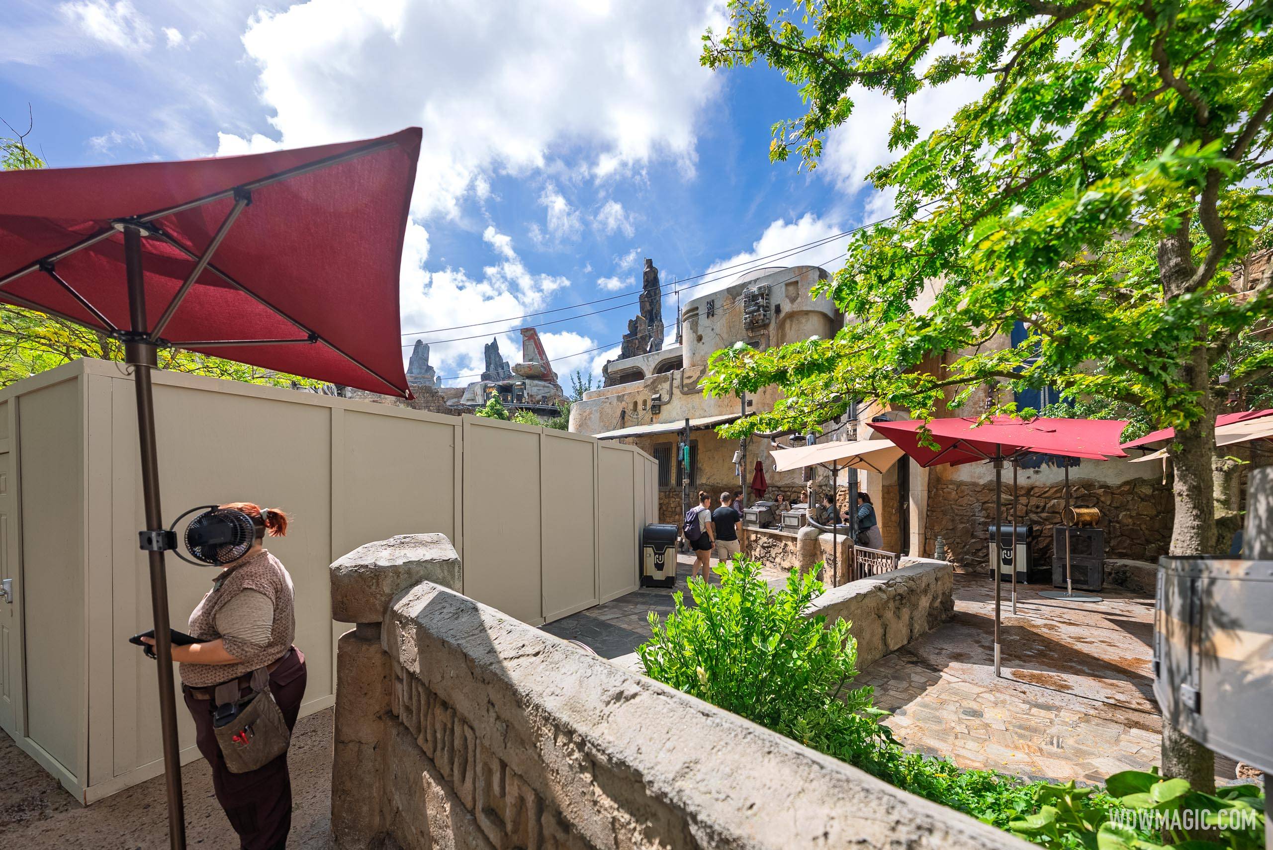 Construction Walls Near Savi’s Workshop in Star Wars: Galaxy’s Edge - September 2025