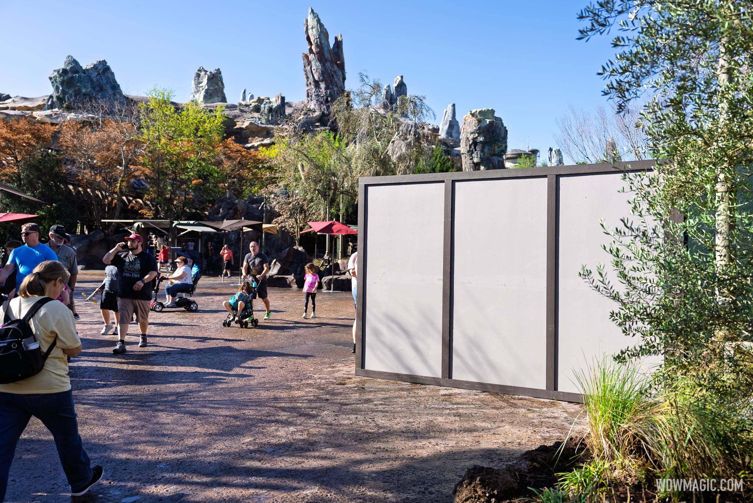 Construction Walls Surround the A-Wing in Star Wars: Galaxy's Edge - March 23 2026