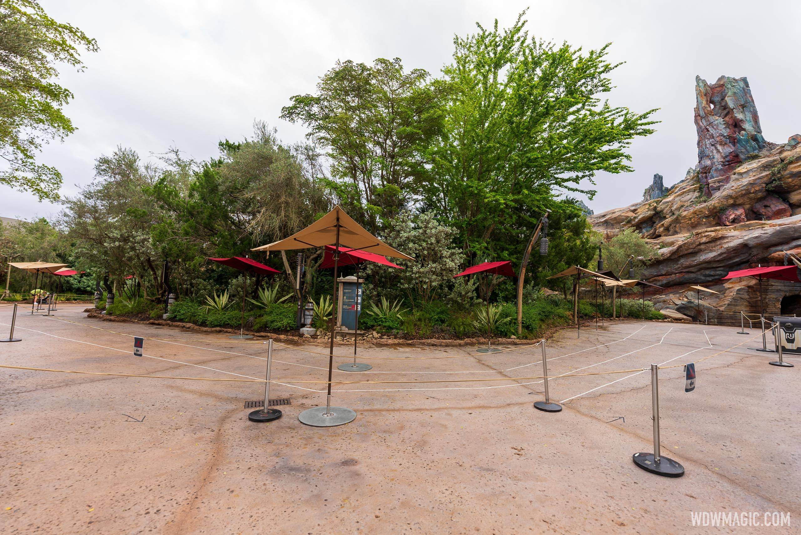 Extended area for the Star Wars Rise of the Resistance standby queue