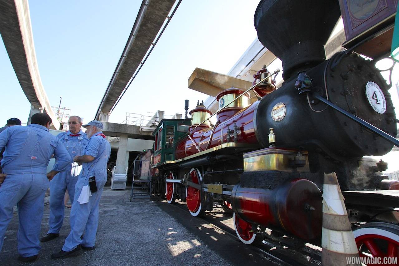 Disney's The Magic Behind Our Steam Trains tour - The Roy O Disney and engineers