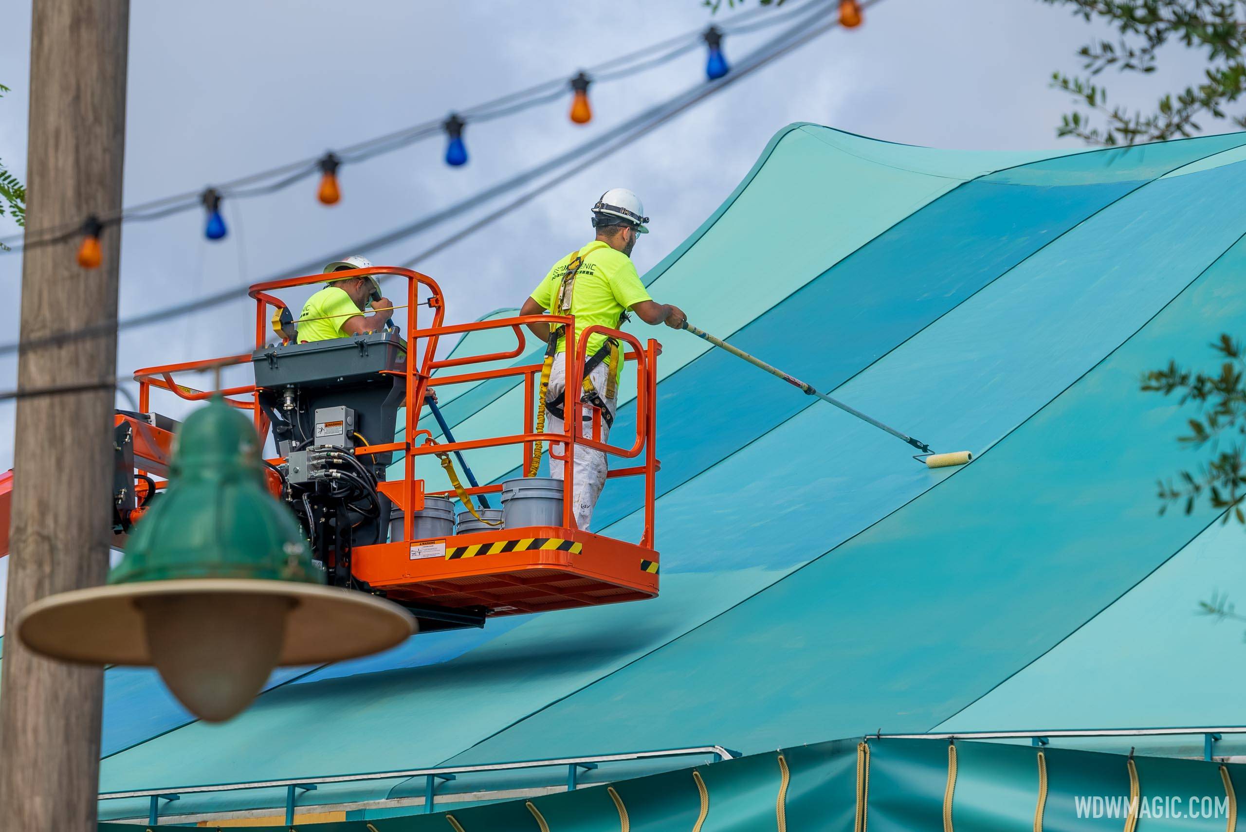 Storybook Circus big top tent refurbishment - August 2 2021