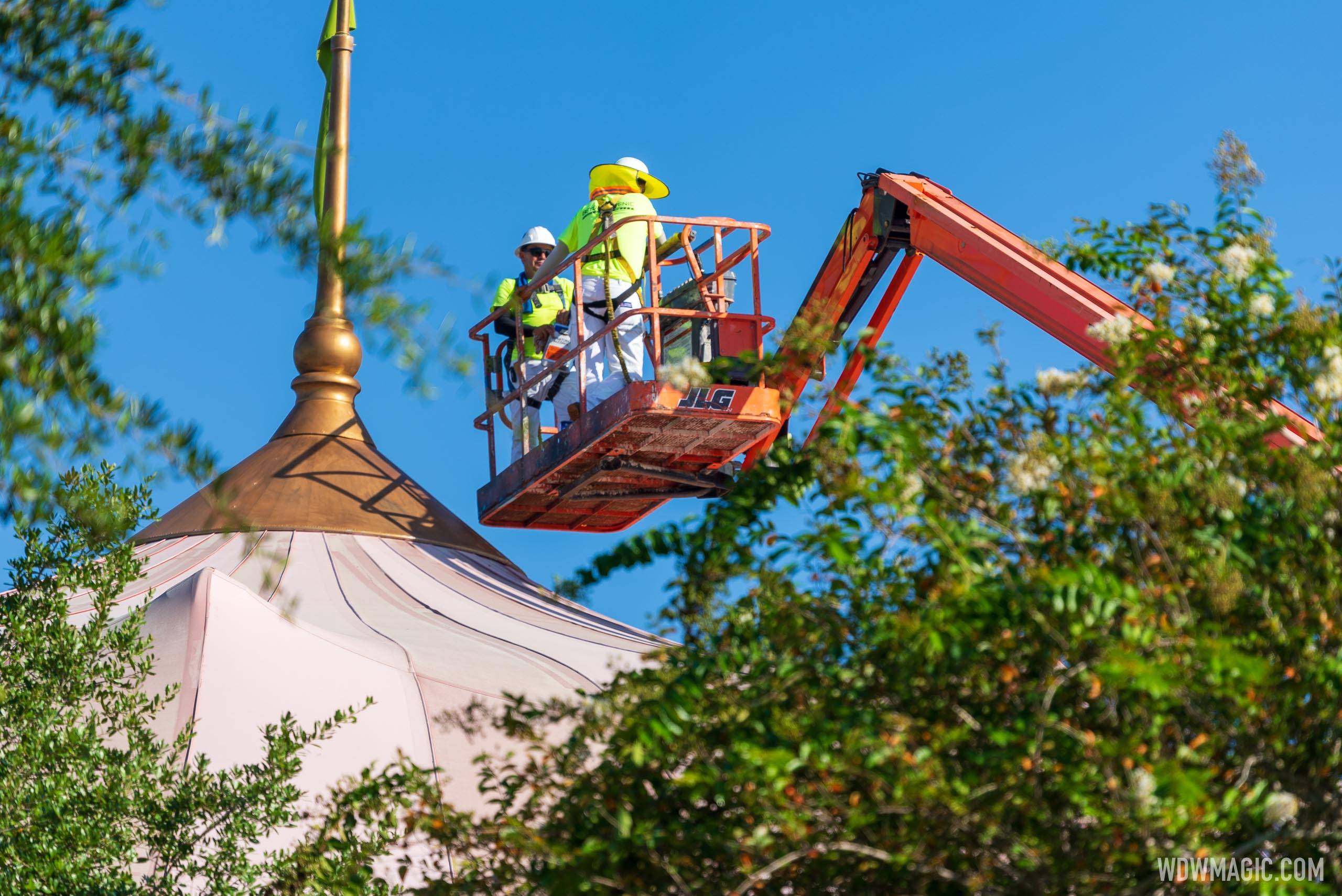 Storybook Circus big top tent refurbishment - August 9 2021