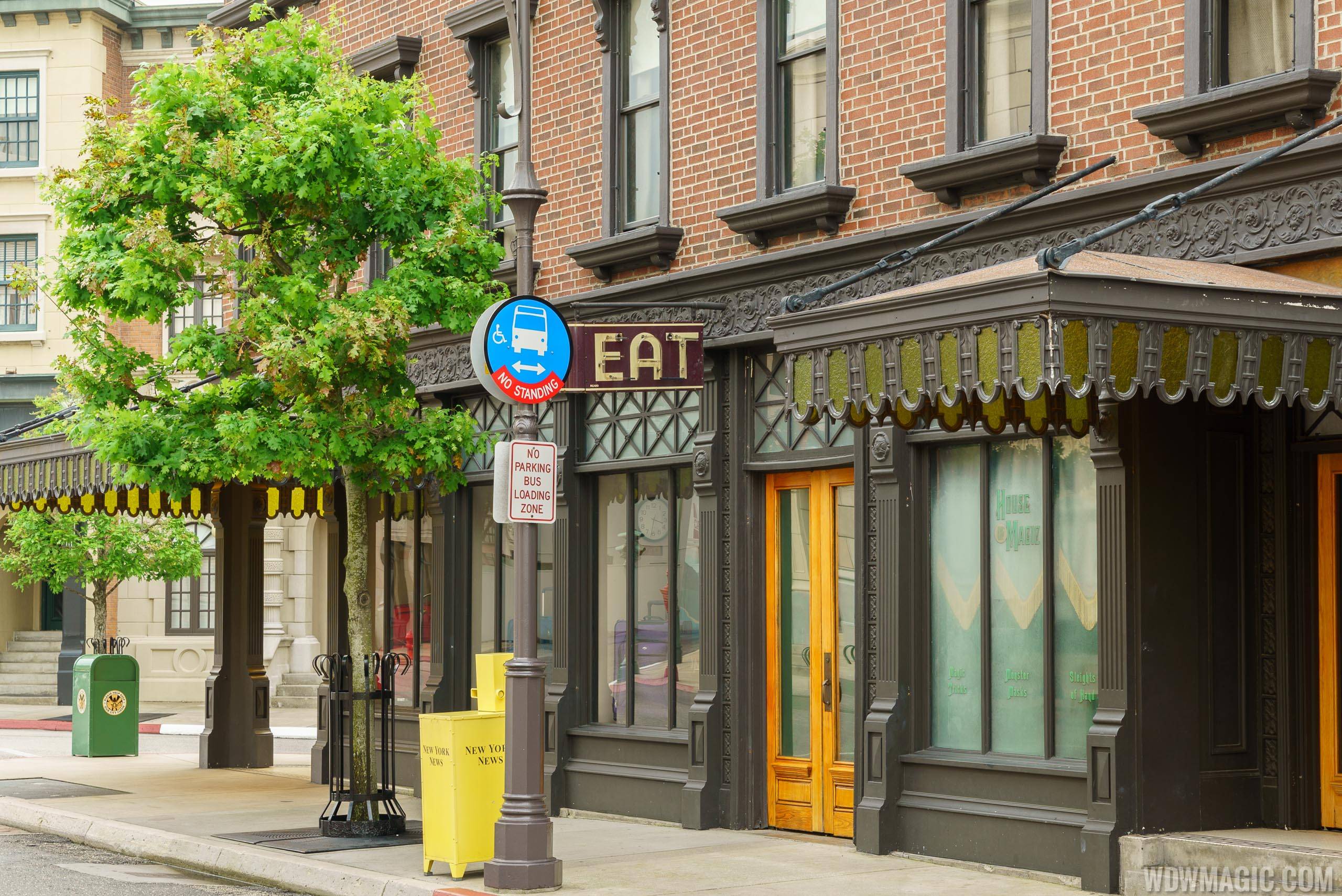 Streets of America facades - New York restaurant