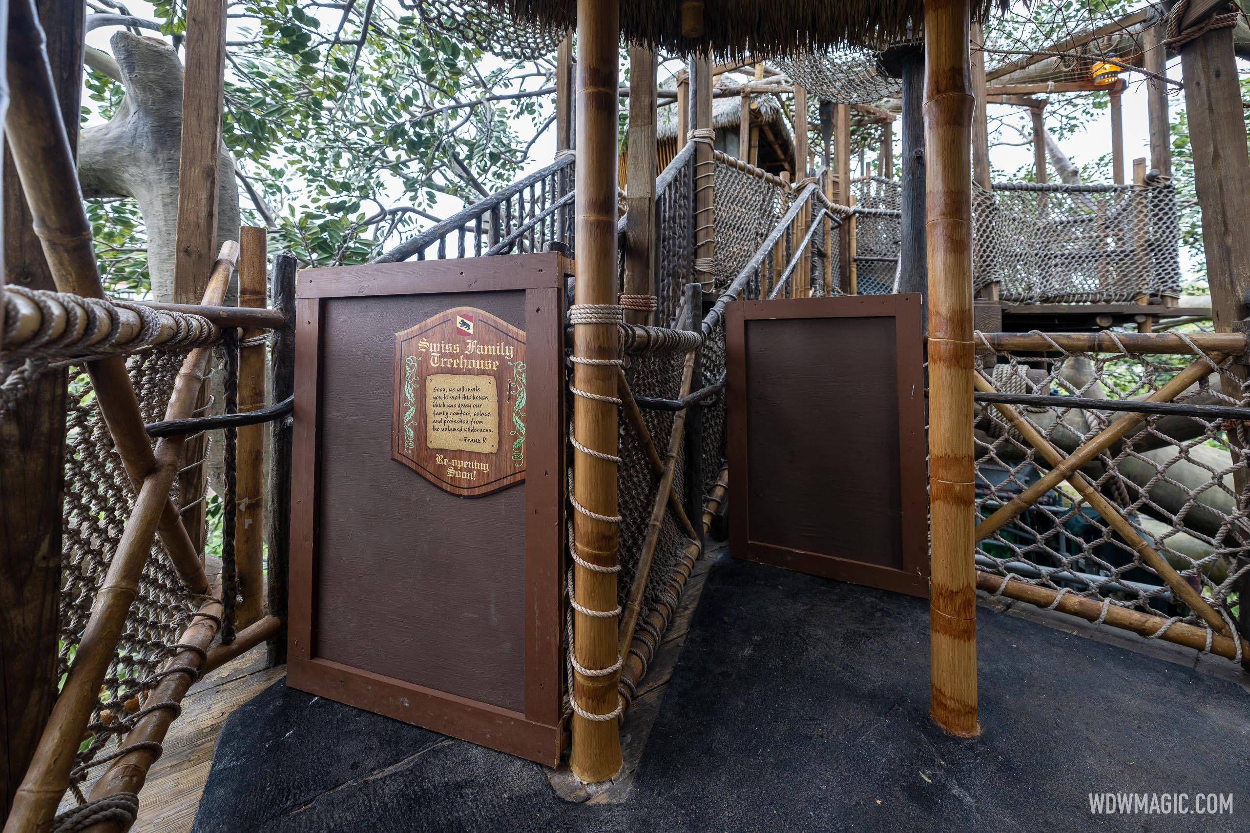 Swiss Family Treehouse Refurbishment Late December 2024