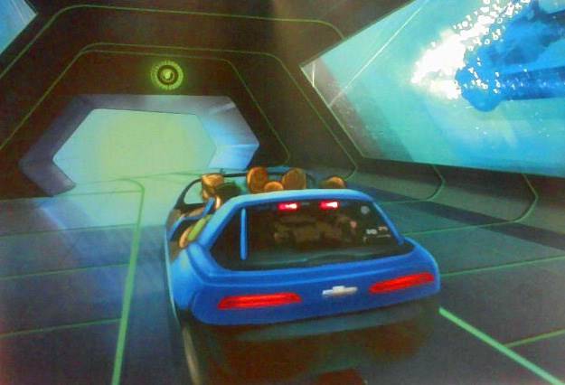 New Test Track in-ride concept art
