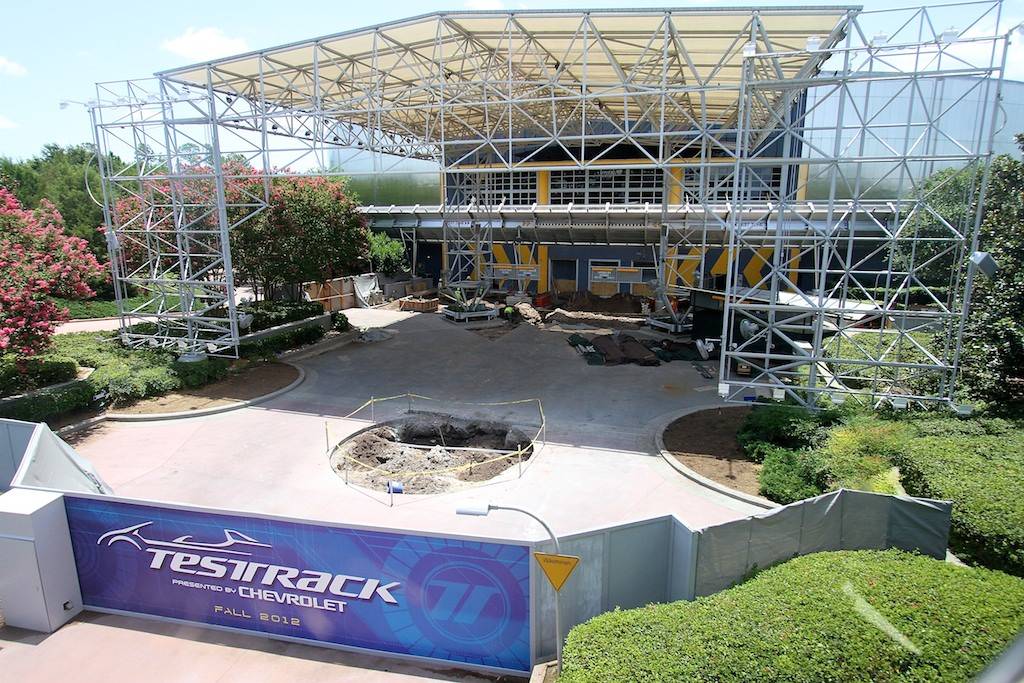 PHOTOS - New Test Track construction moves to the exterior