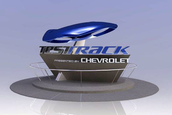 New Test Track entrance marquee