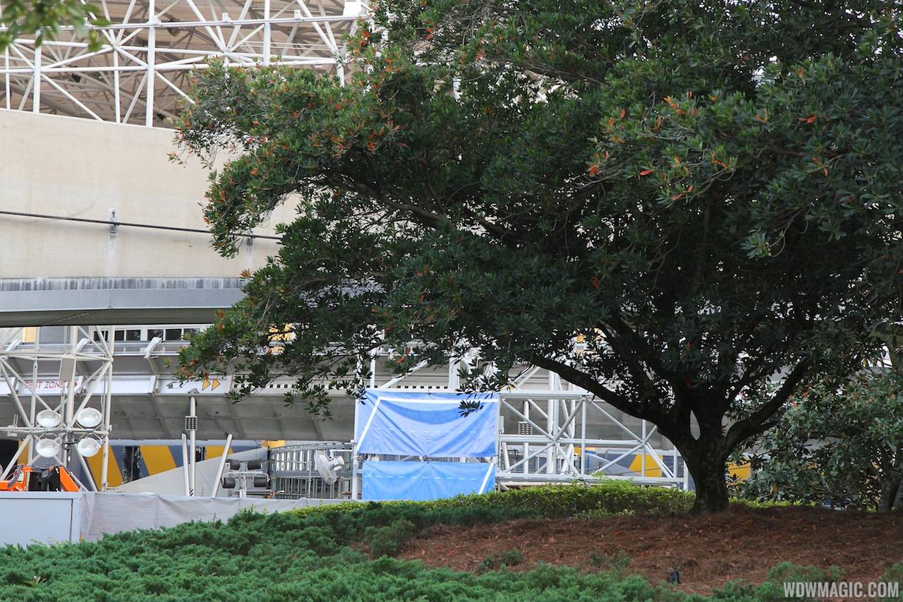 PHOTOS - Test Track's new canopy installation in progress