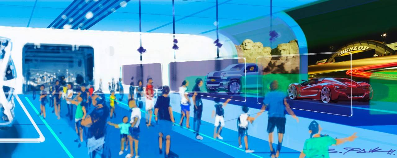 New Test Track concept art - post show
