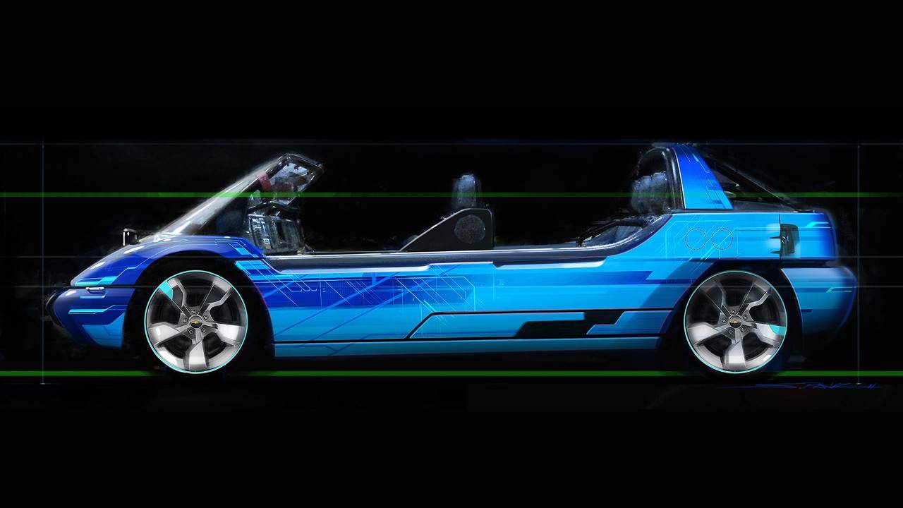 New Test Track concept art - Sim Car