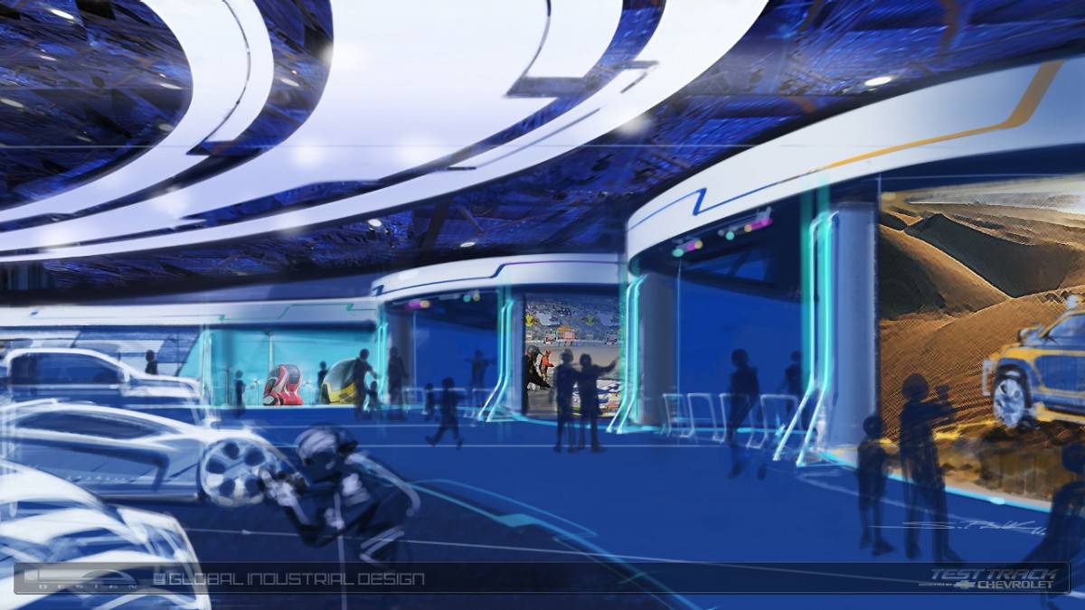 New Test Track concept art - post show