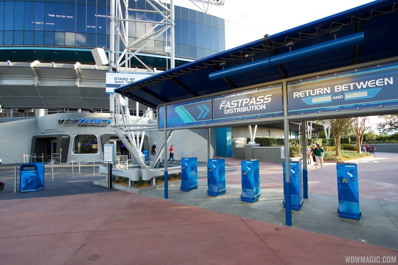 New 2012 Test Track - FASTPASS kiosks